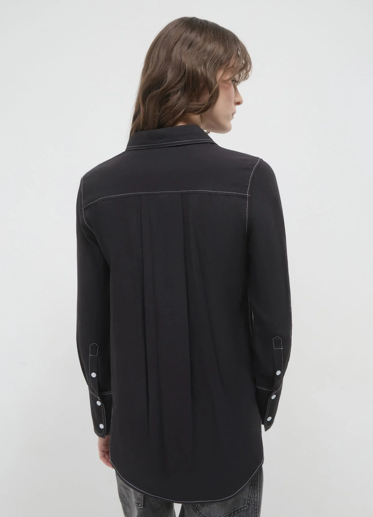 Camicia impunture a contrasto - Image 3