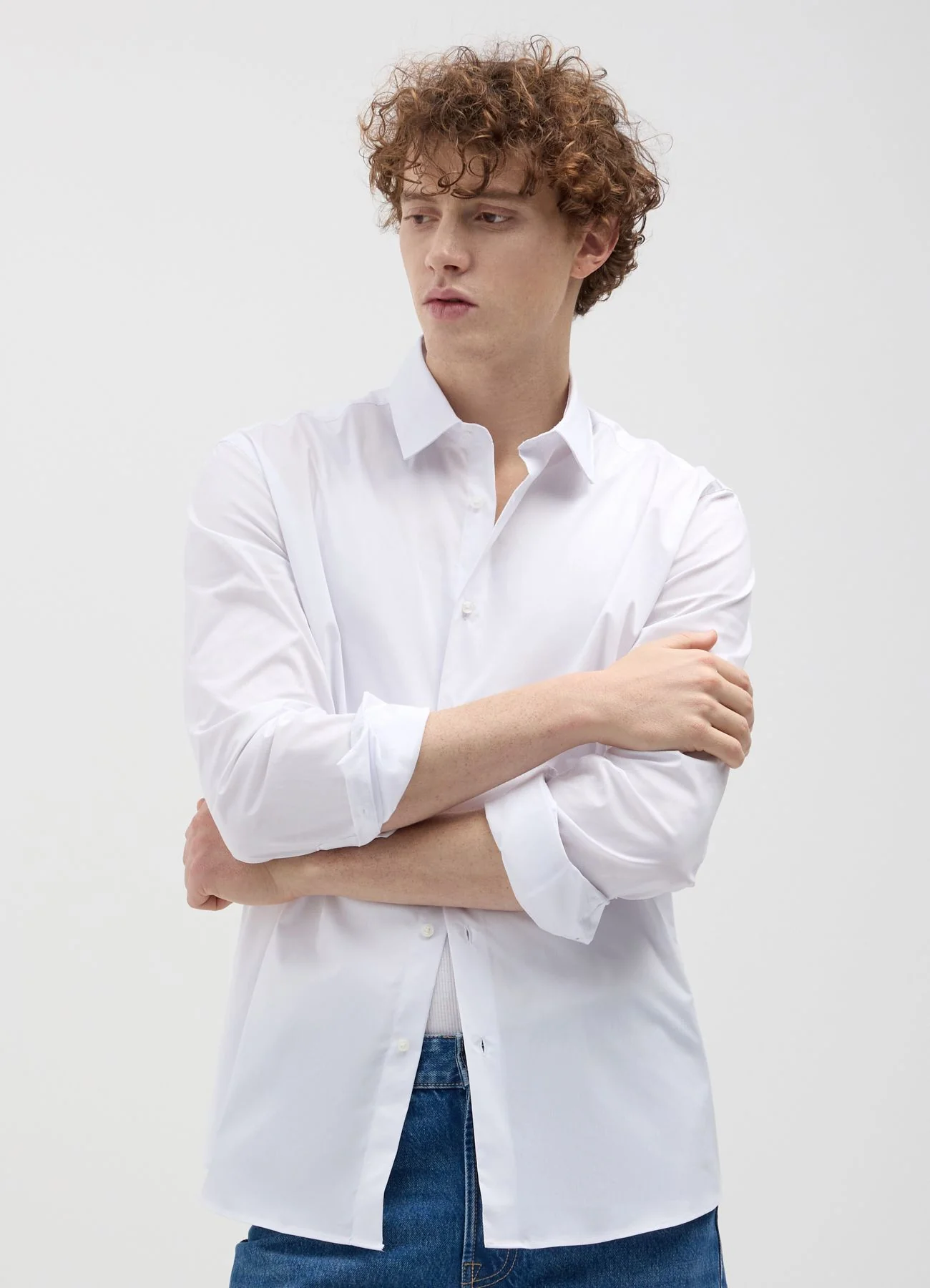 Camicia in cotone stretch - Image 3