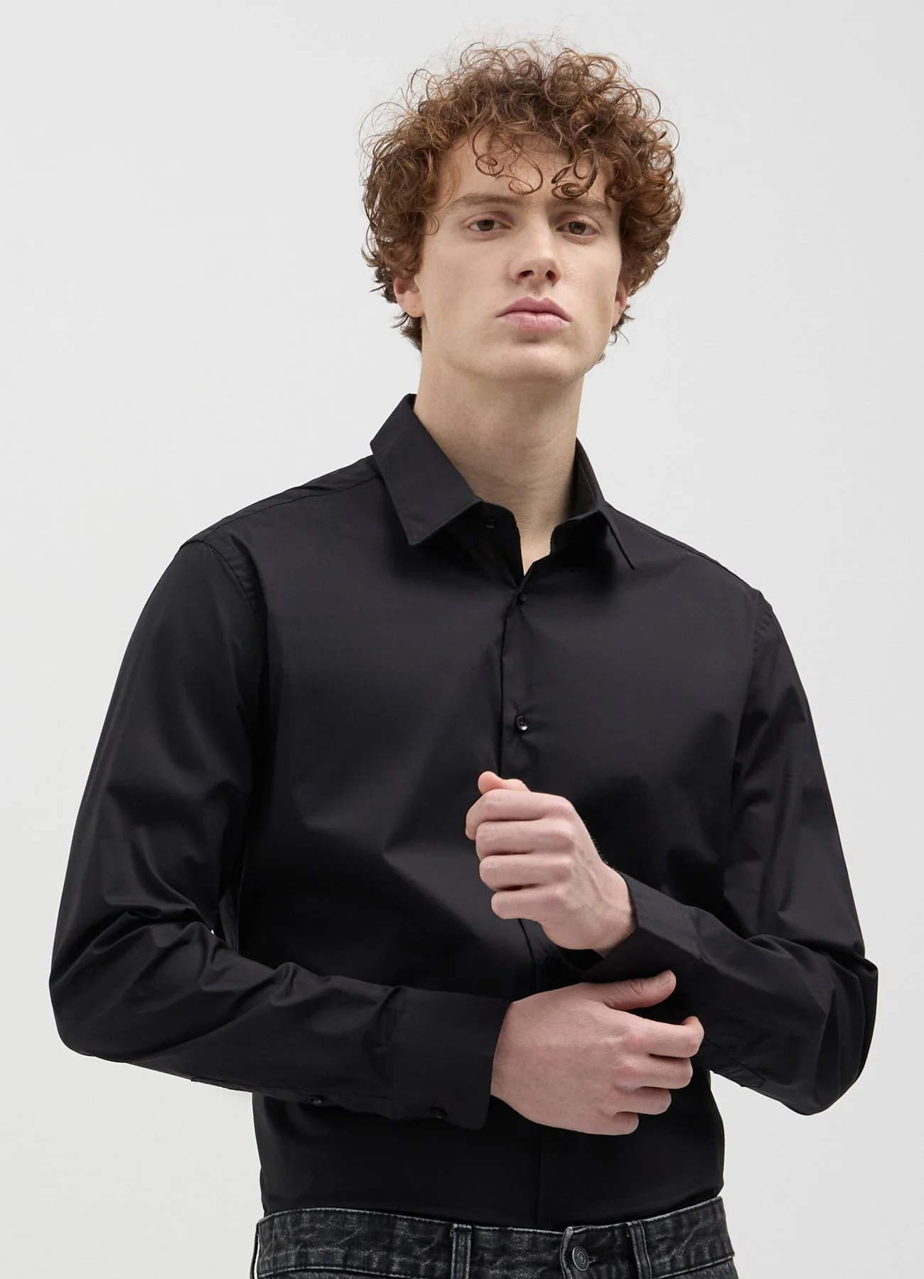Camicia in cotone stretch - Image 3