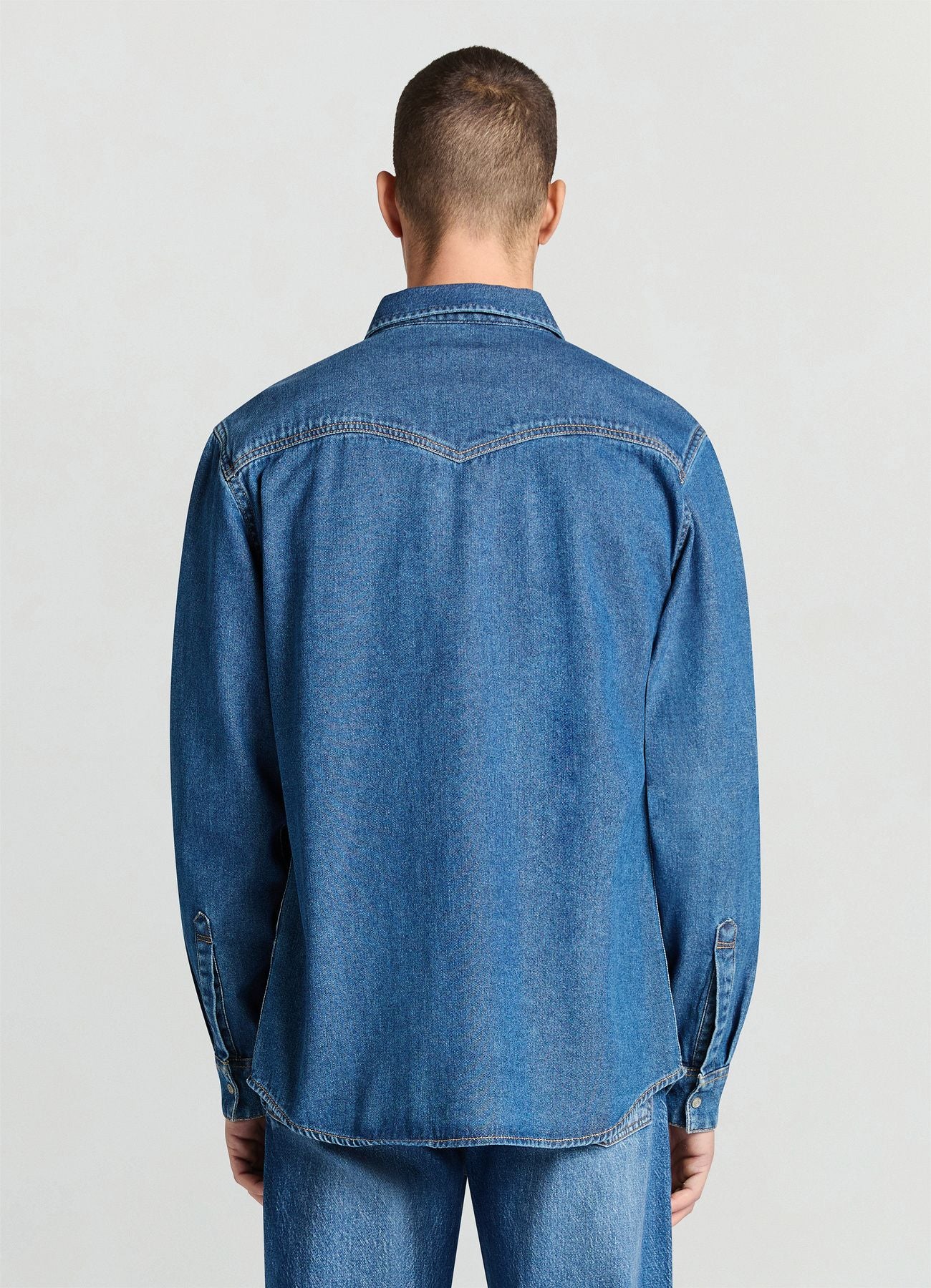 Camicia in denim con bottoni