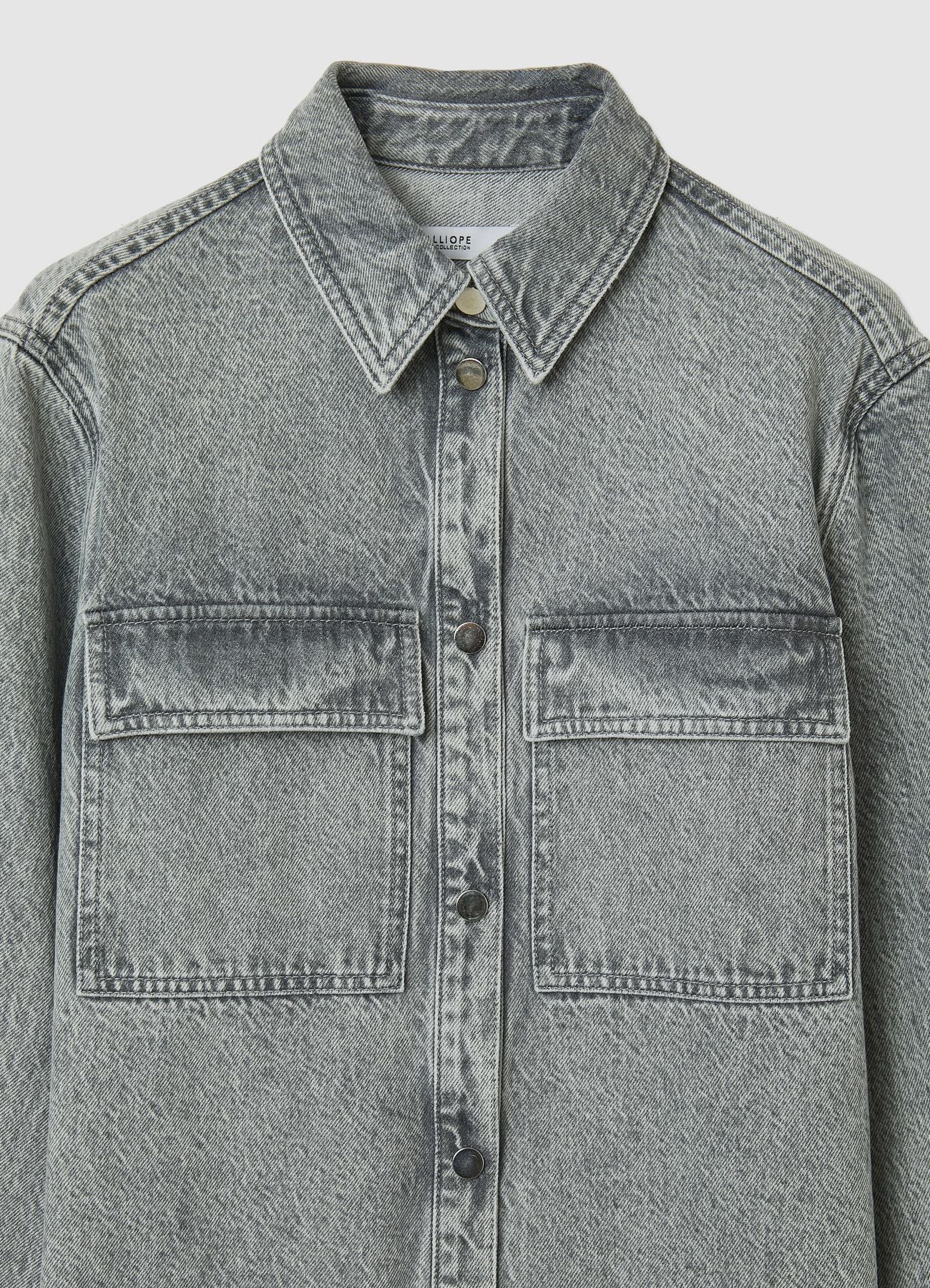 Camicia in denim con tasche - Image 5
