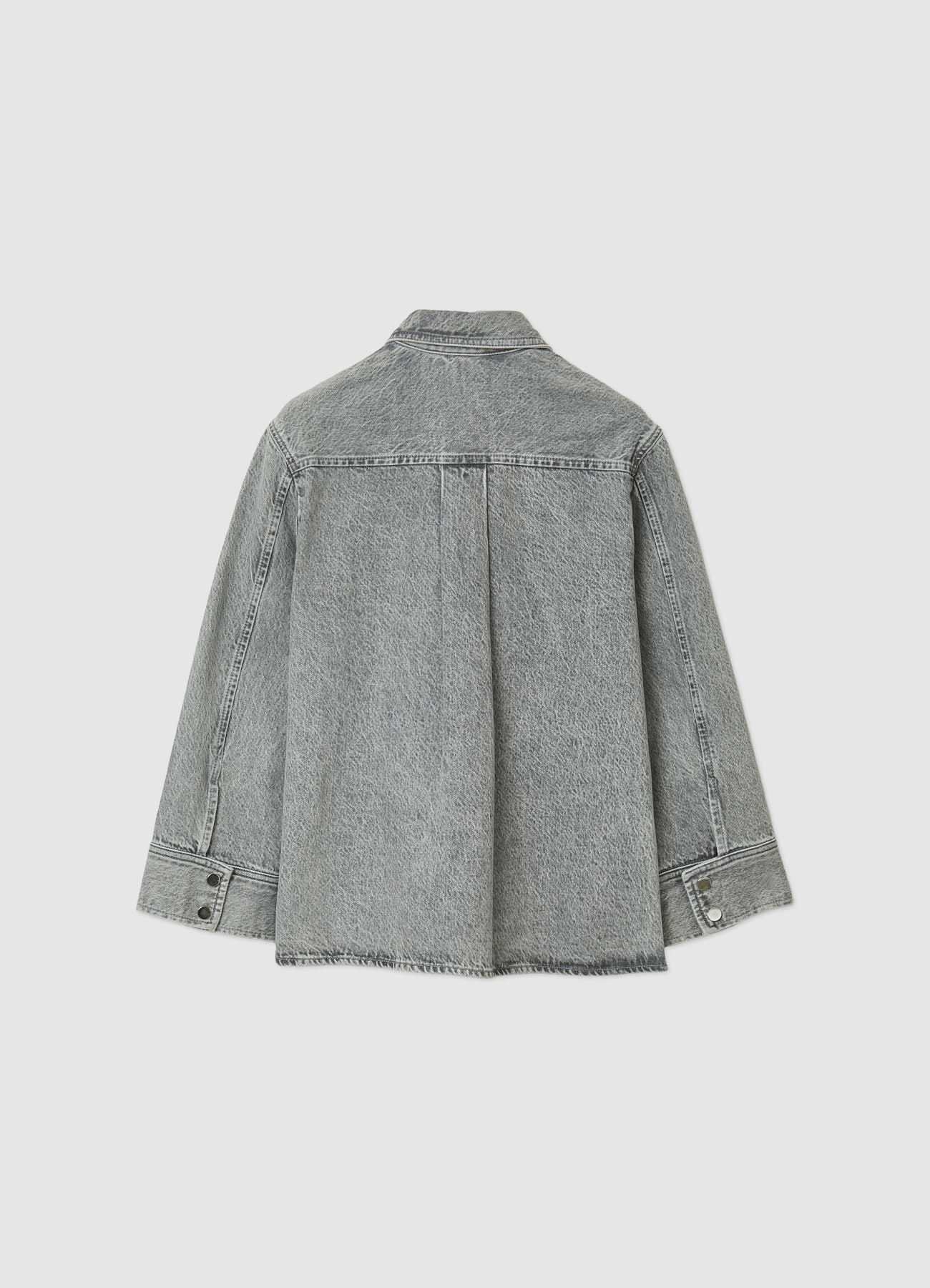 Camicia in denim con tasche - Image 6