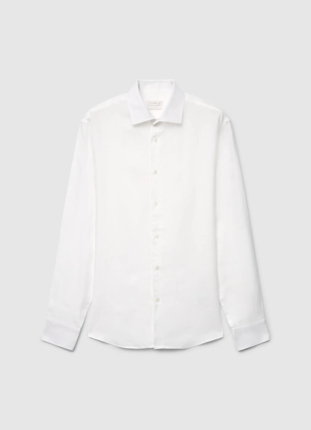 Camicia in lino a tinta unita - Image 6
