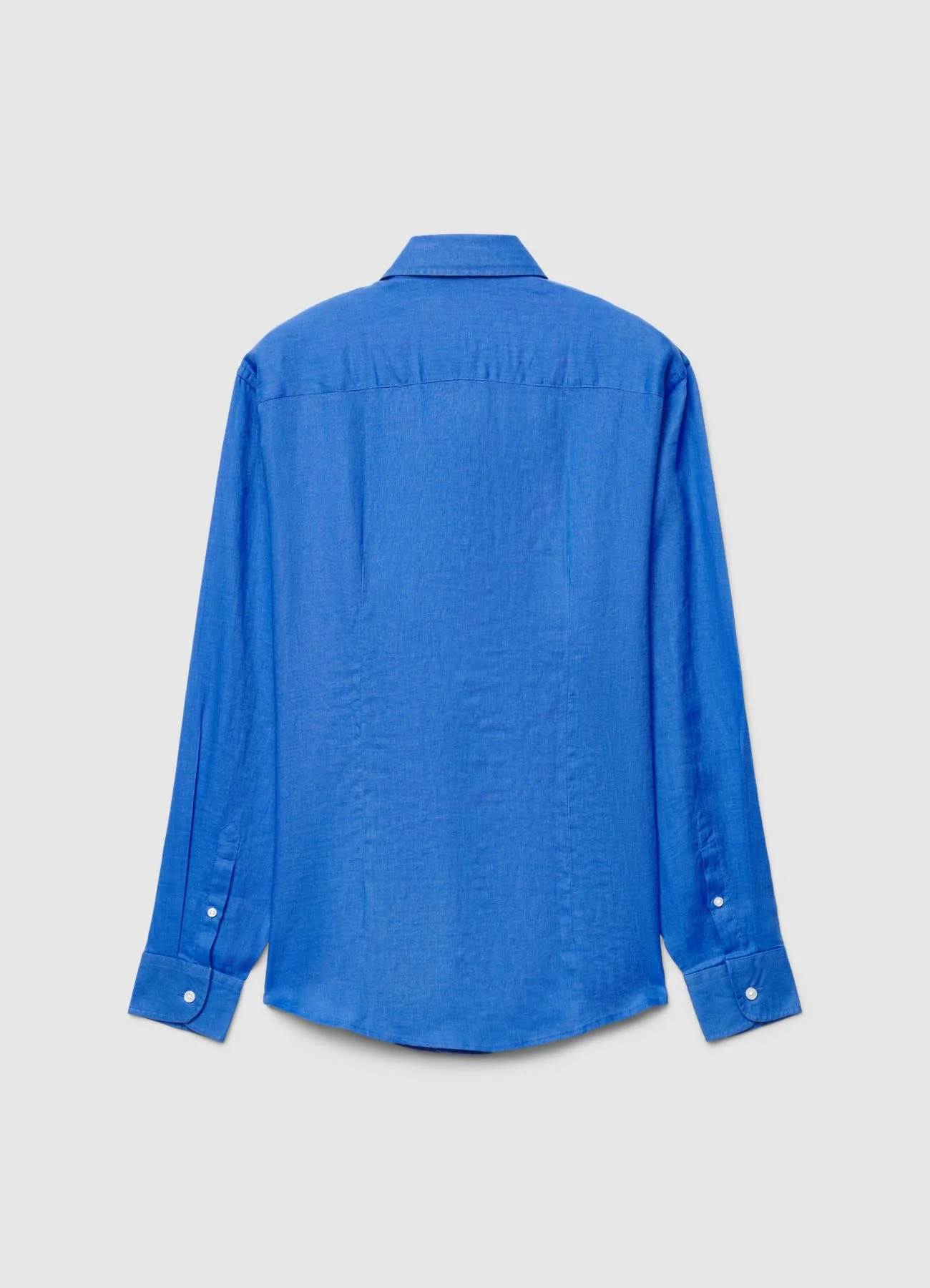 Camicia in lino a tinta unita - Image 5