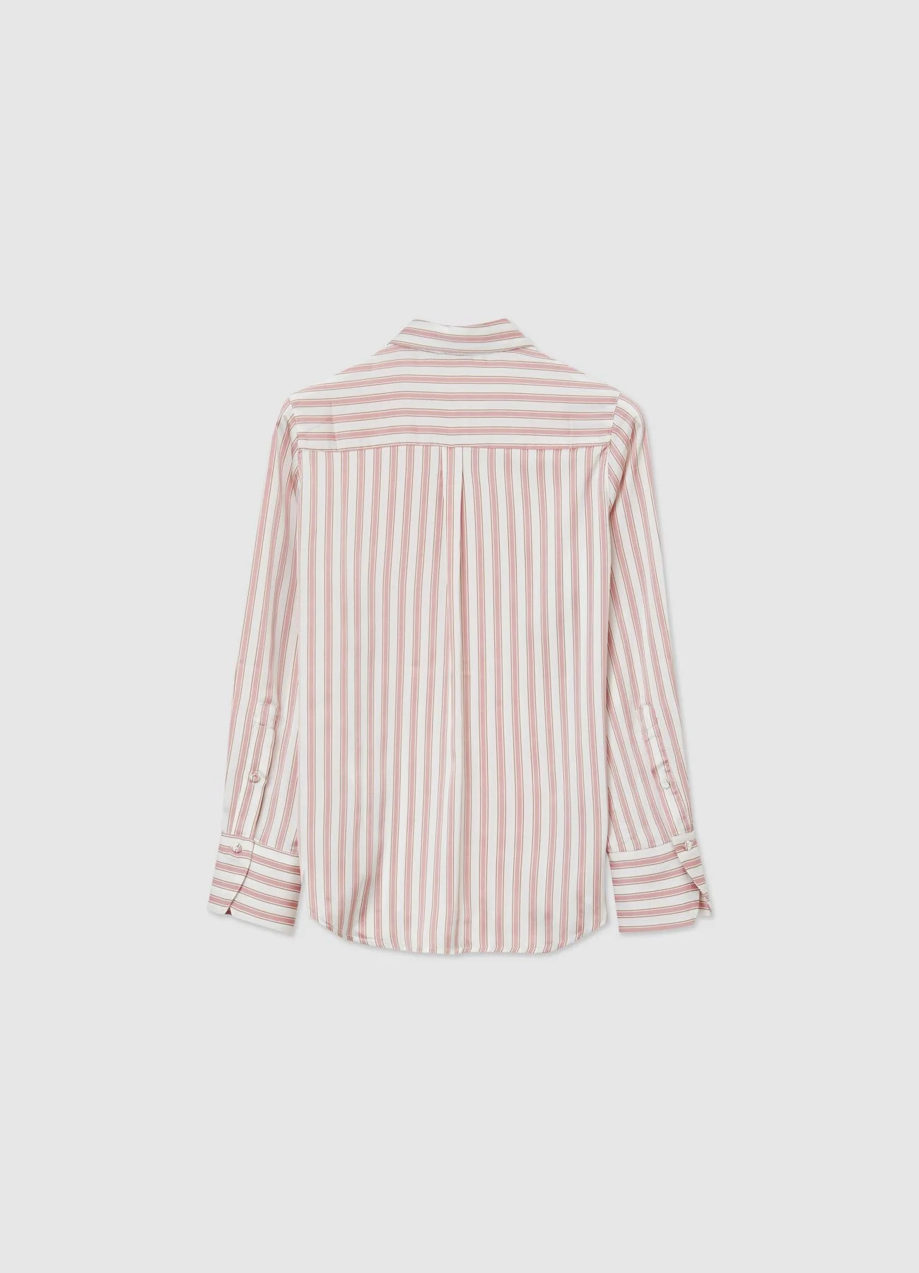 Camicia in raso a righe