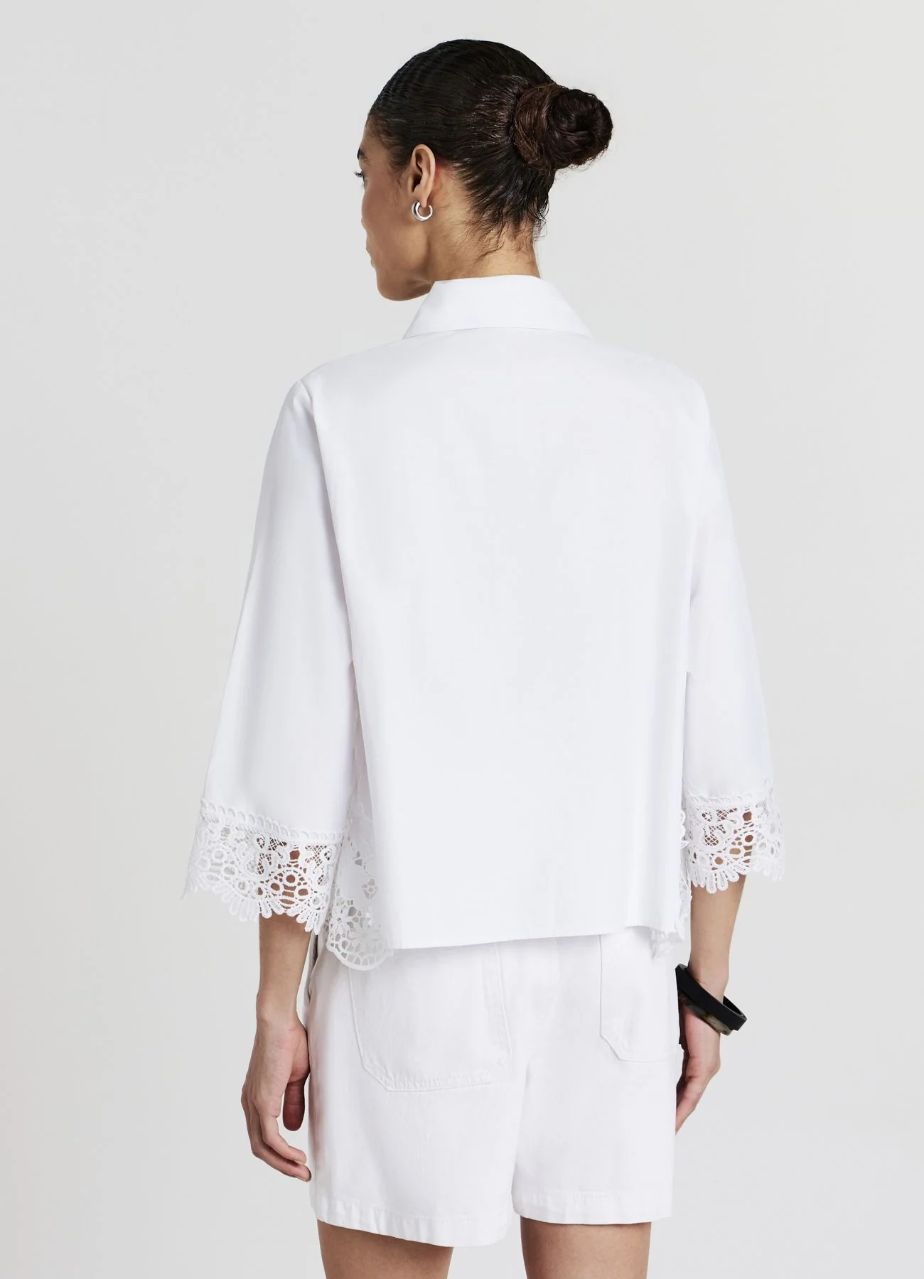Camicia inserti macramè - Image 2