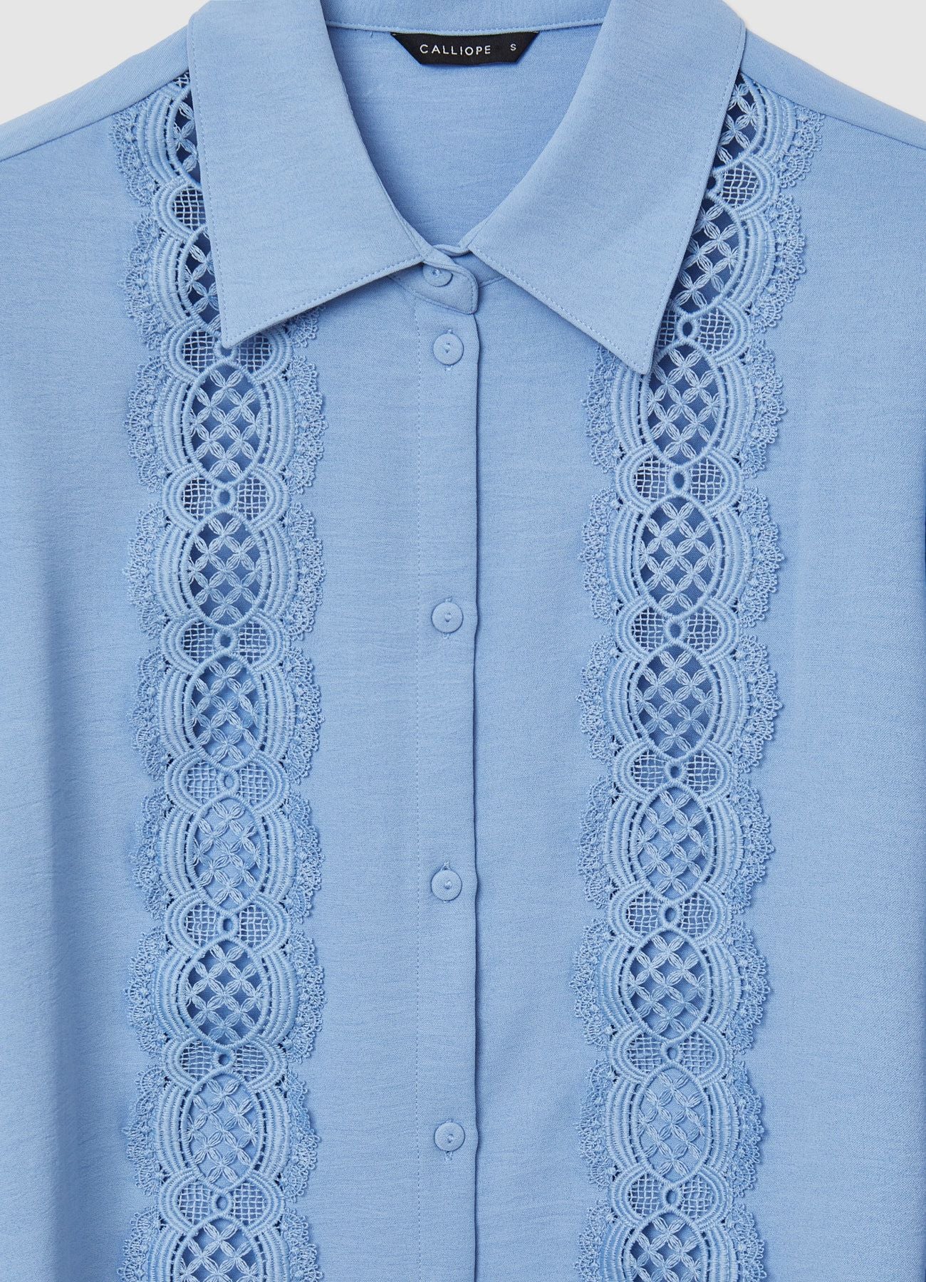 Camicia inserti macramè - Image 5