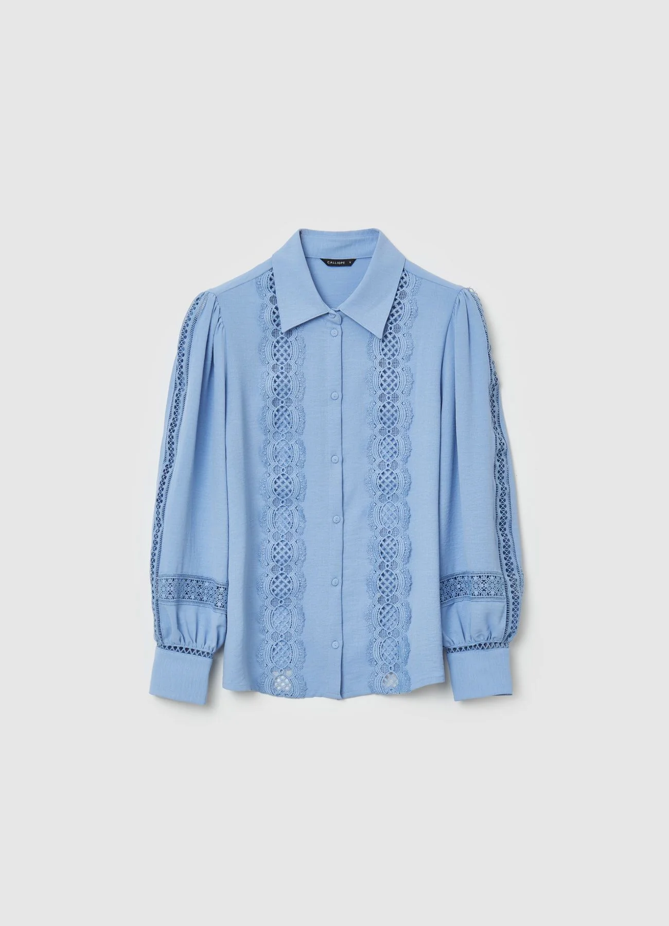 Camicia inserti macramè - Image 7
