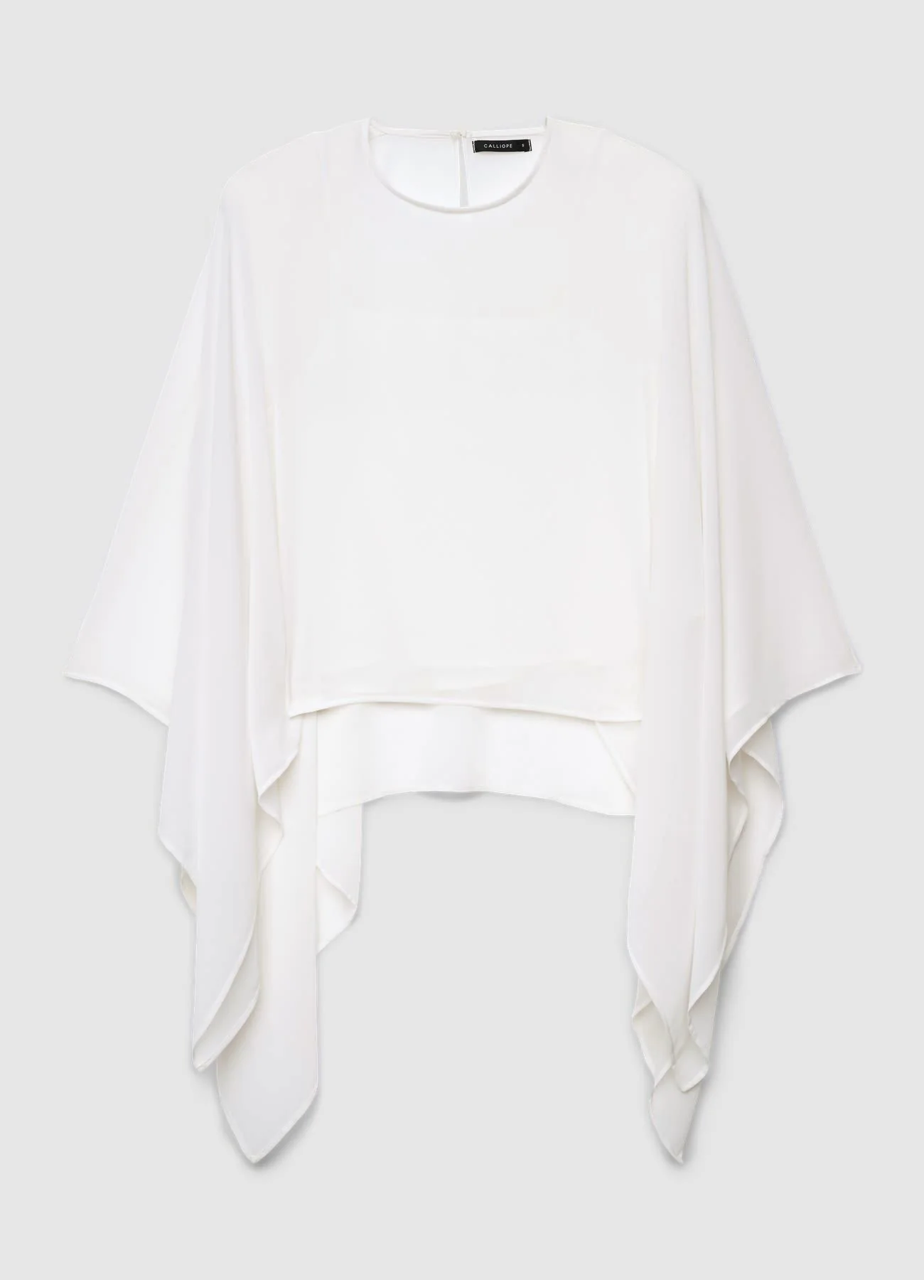 Camicia kimono ampia a tinta unita - Image 5