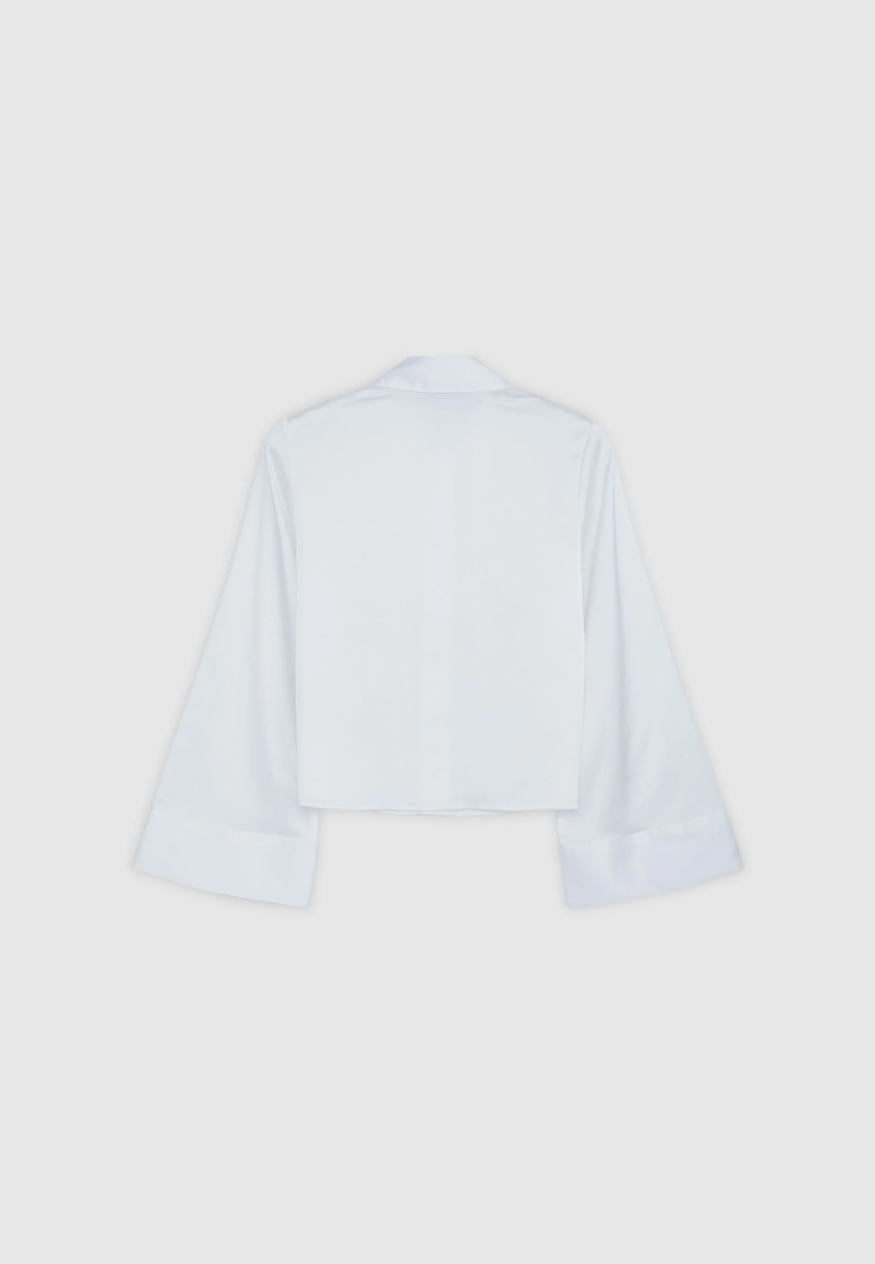 Camicia kimono simil satin - Image 5
