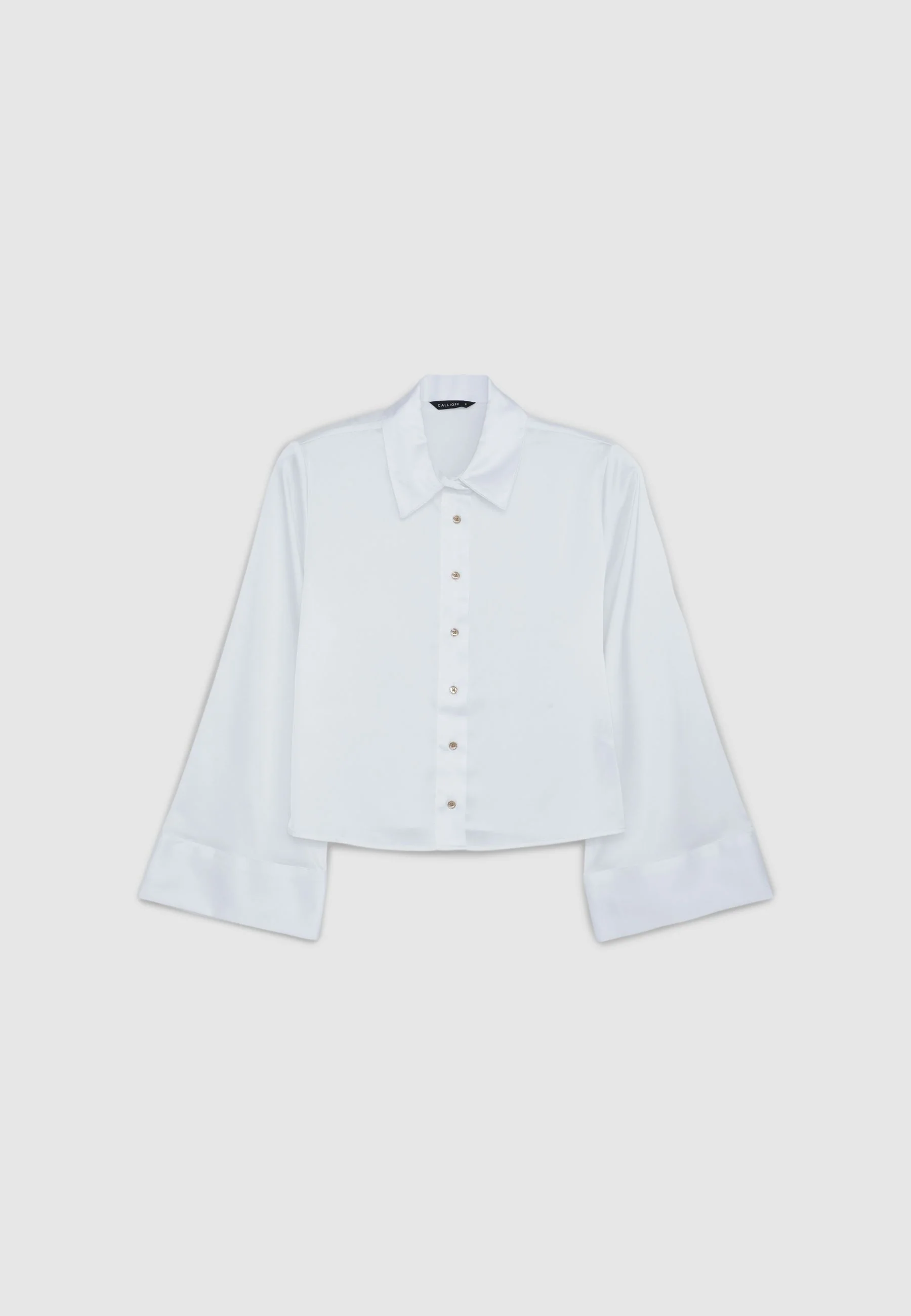 Camicia kimono simil satin - Image 6