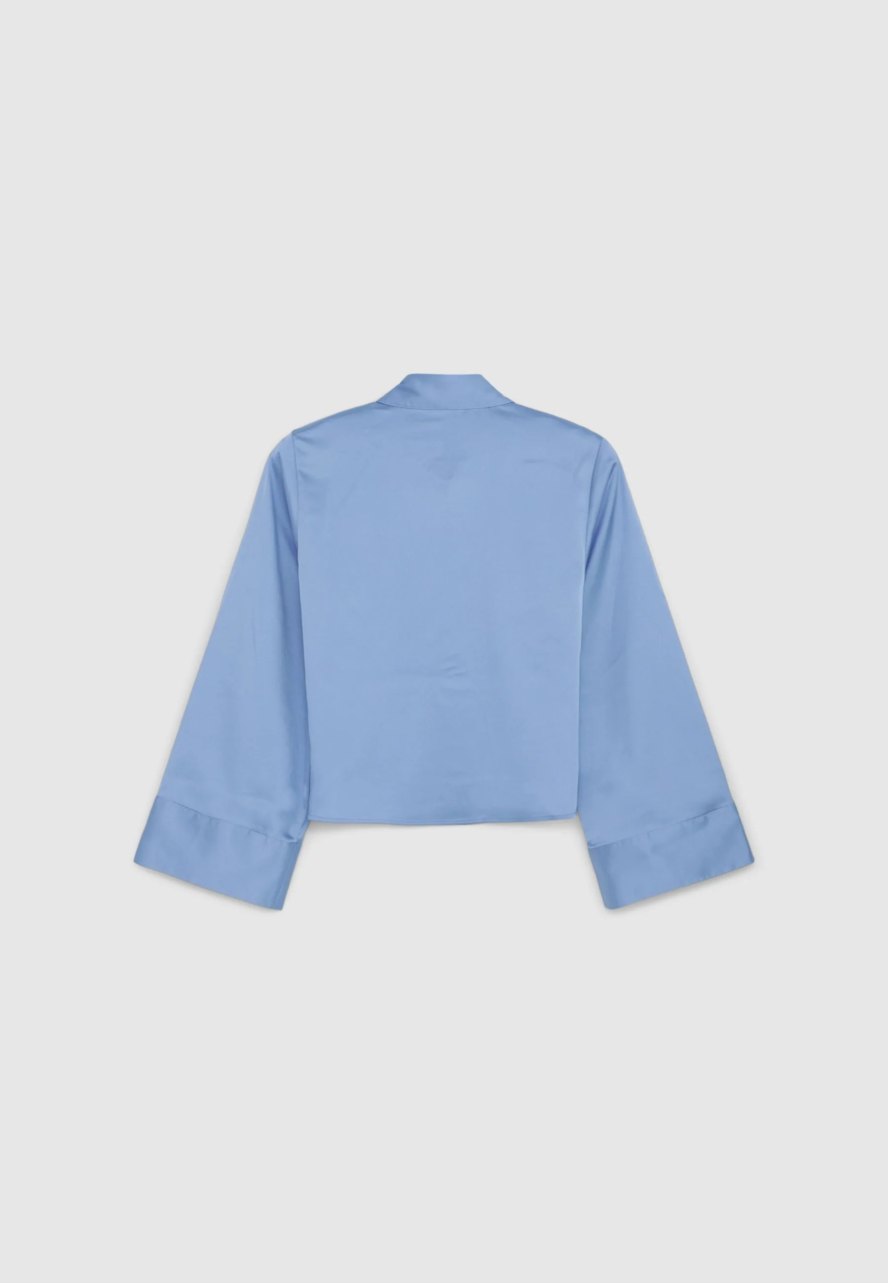 Camicia kimono simil satin - Image 5