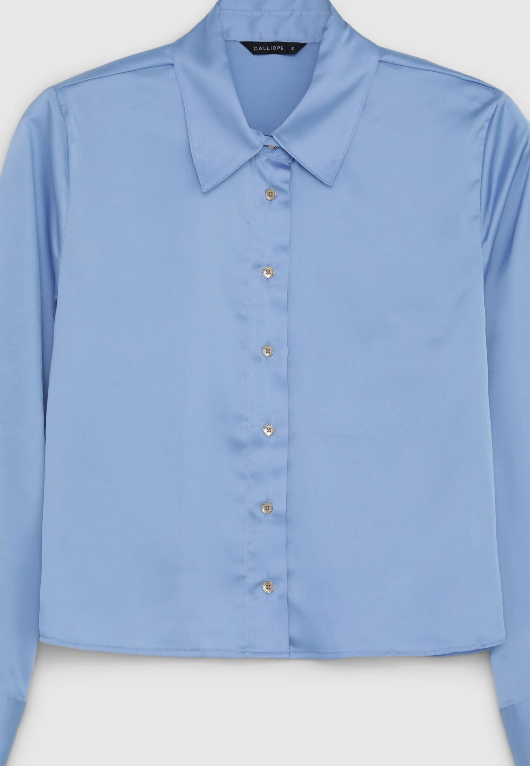 Camicia kimono simil satin - Image 6