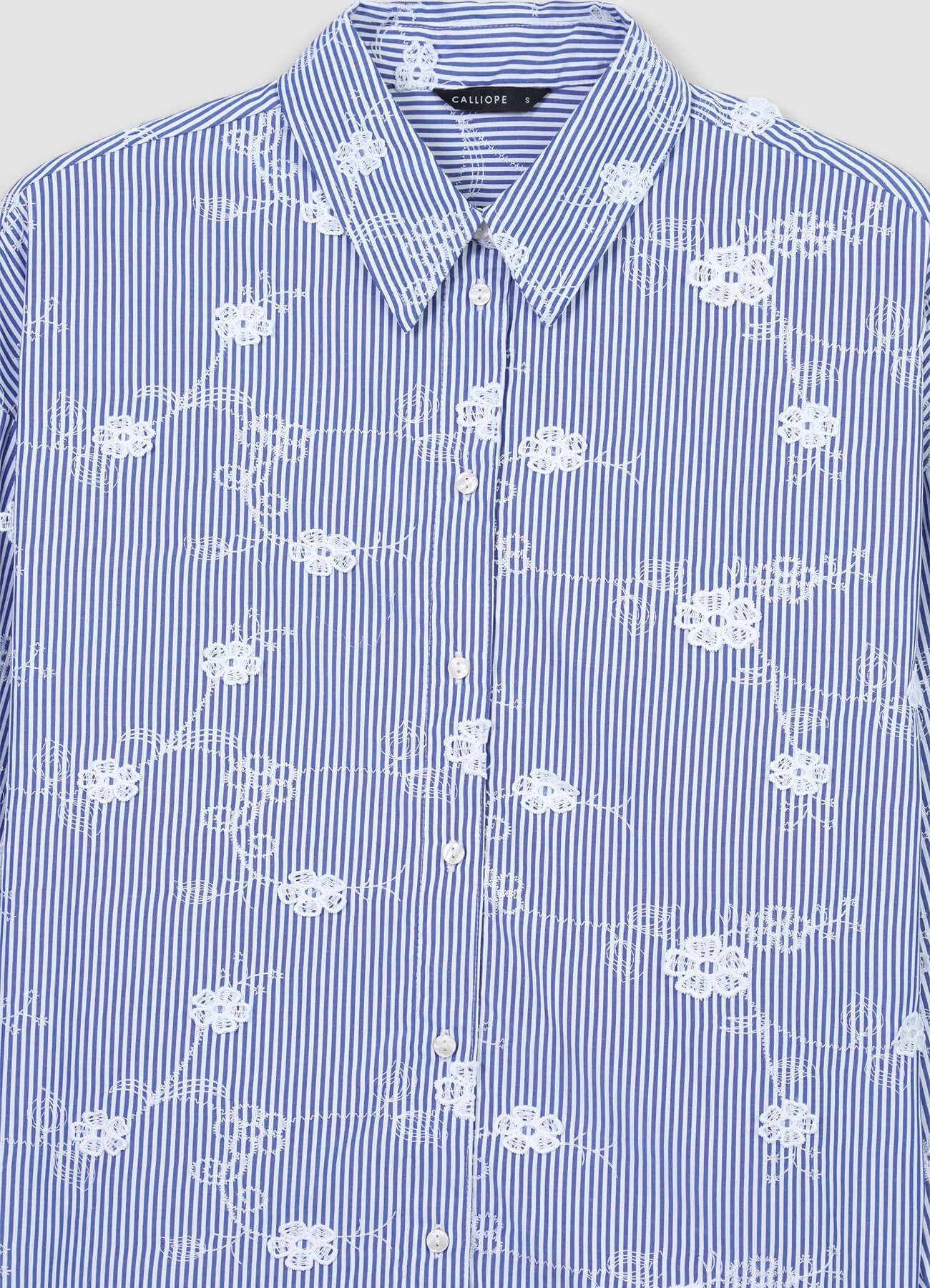 Camicia lunga con ricami - Image 5