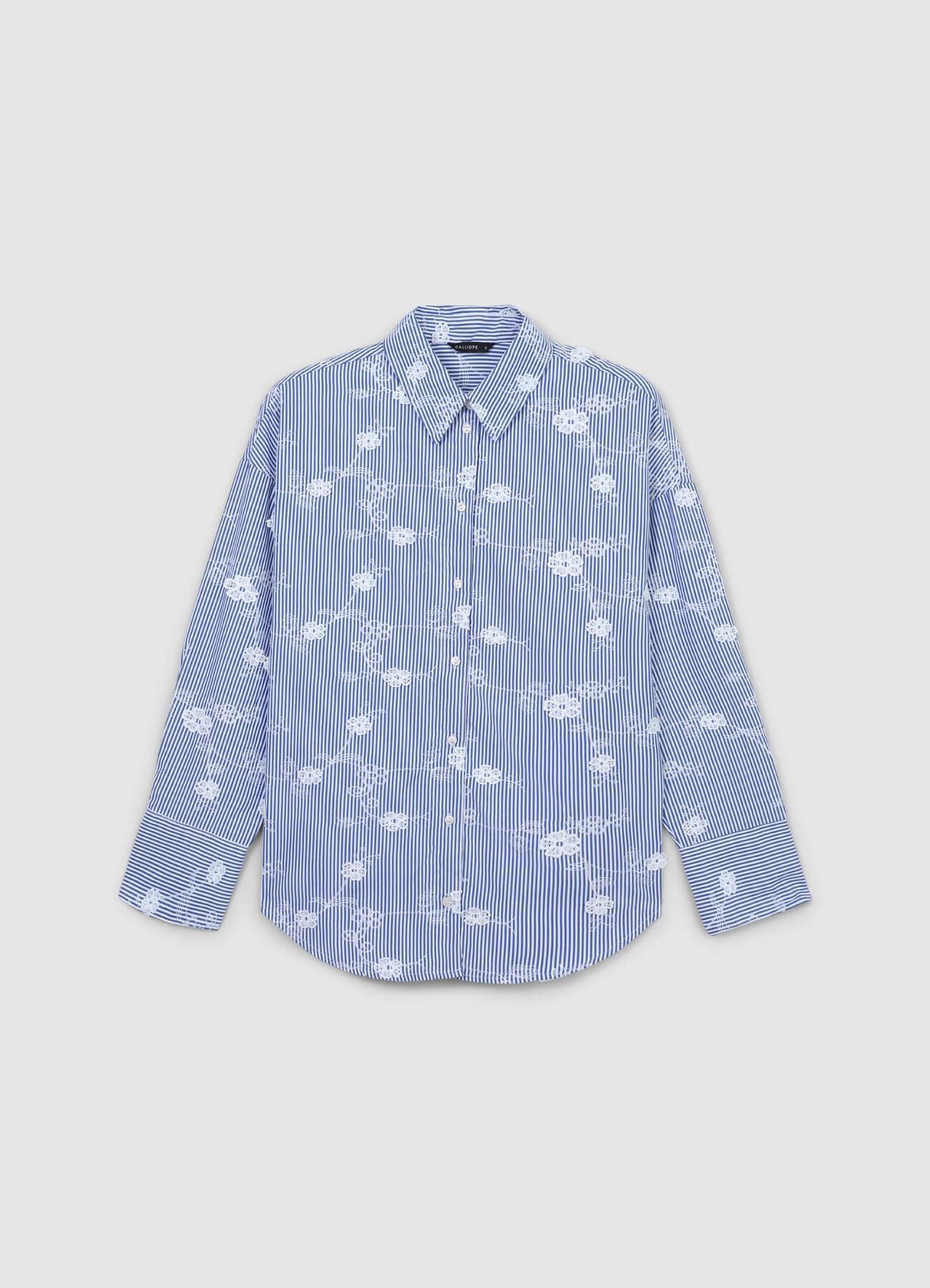 Camicia lunga con ricami - Image 6