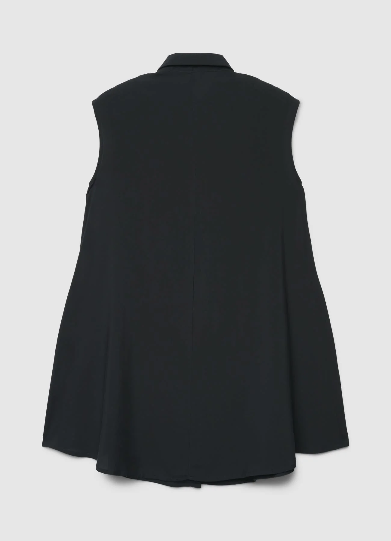 Camicia lunga smanicata tinta unita - Image 4
