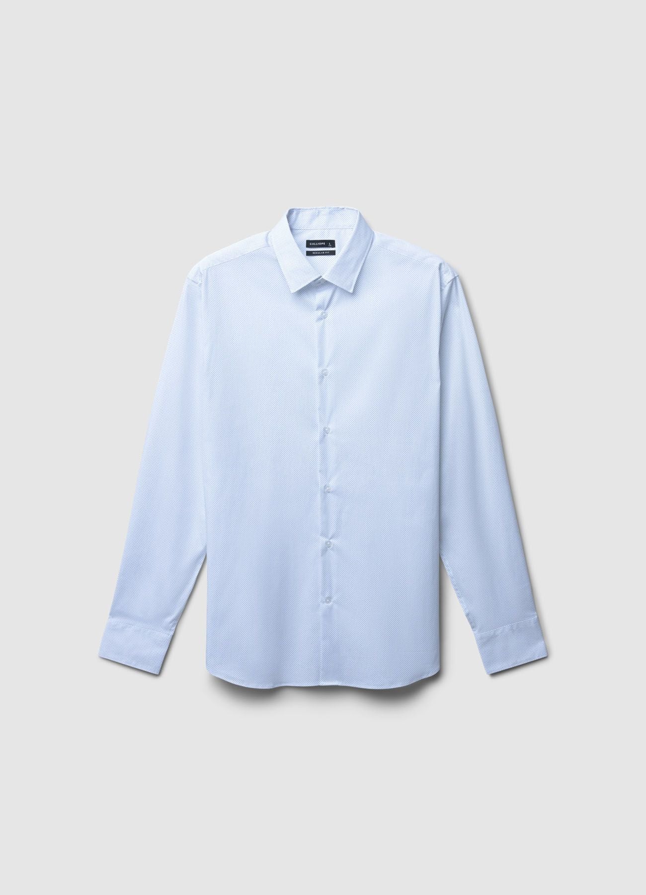 Camicia micro fantasia pois - Image 2