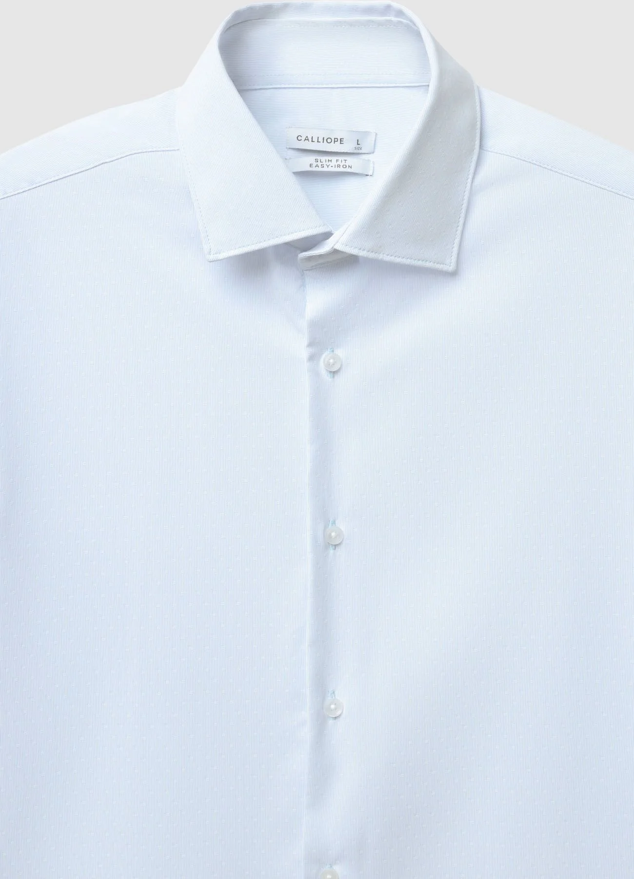 Camicia microfantasia a righe - Image 5