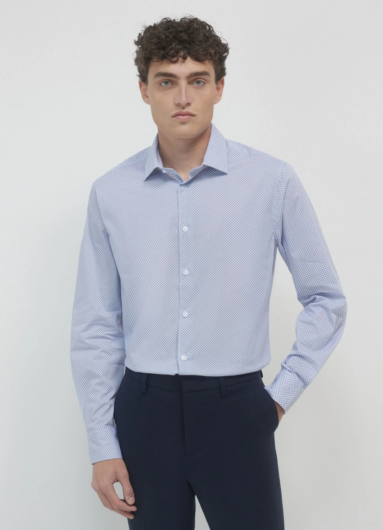 Camicia microfantasia