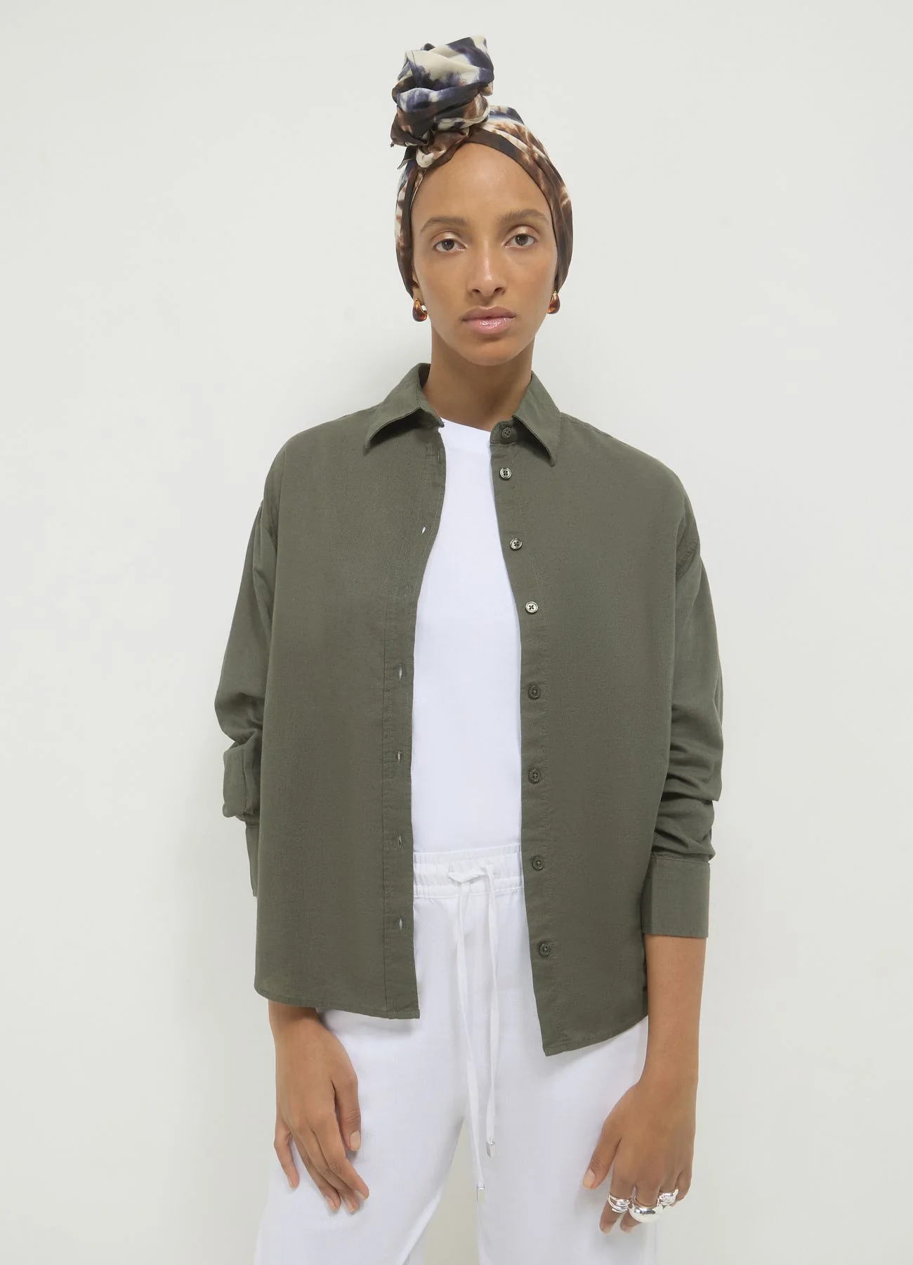 Camicia misto lino