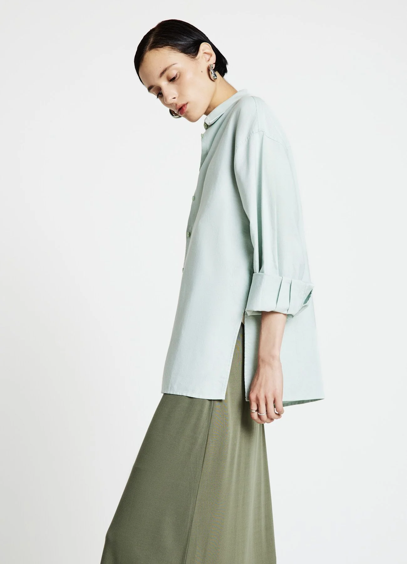 Camicia over tinta unita - Image 2