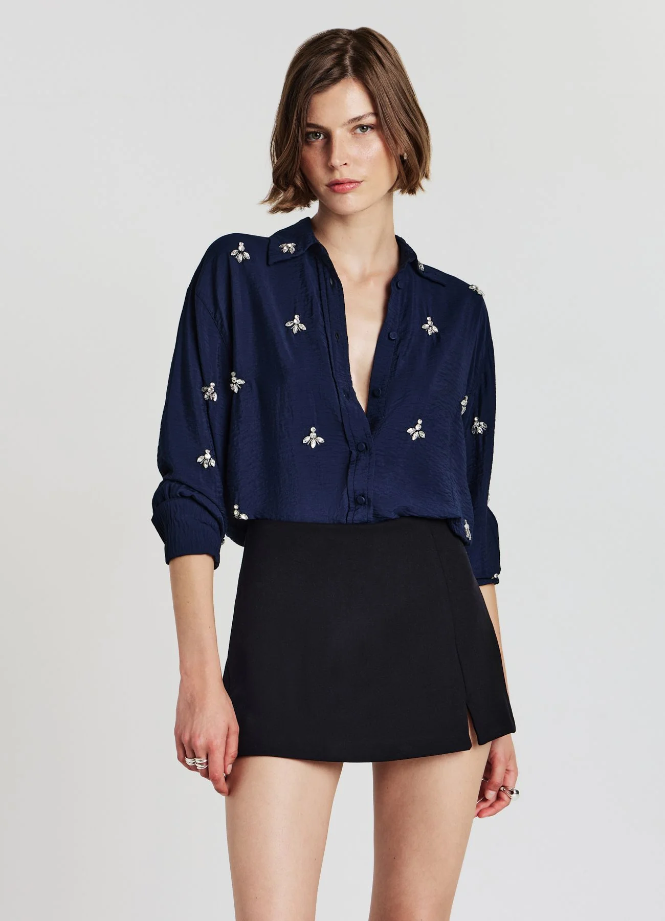 Camicia oversize applicazioni