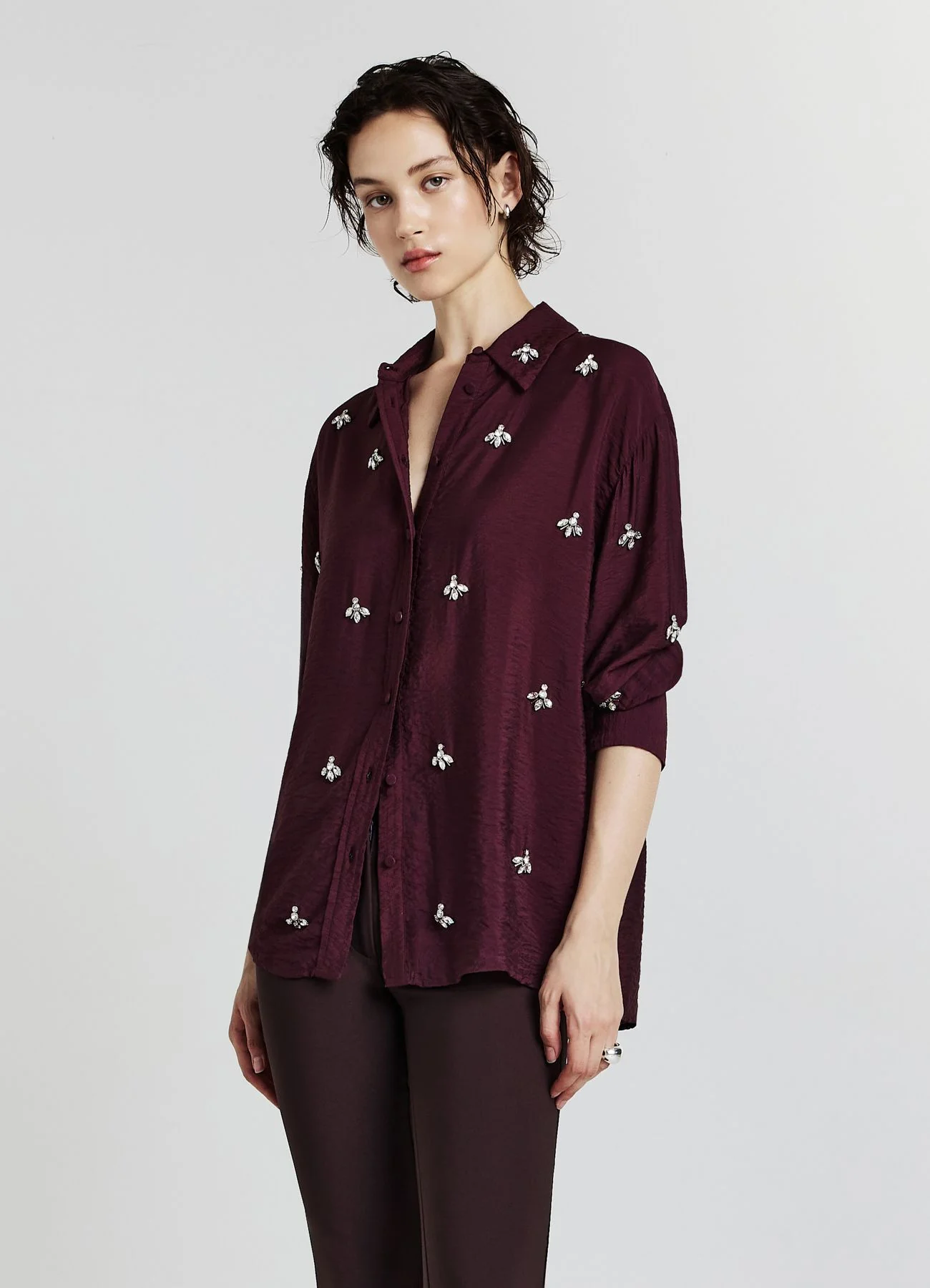 Camicia oversize applicazioni - Image 3