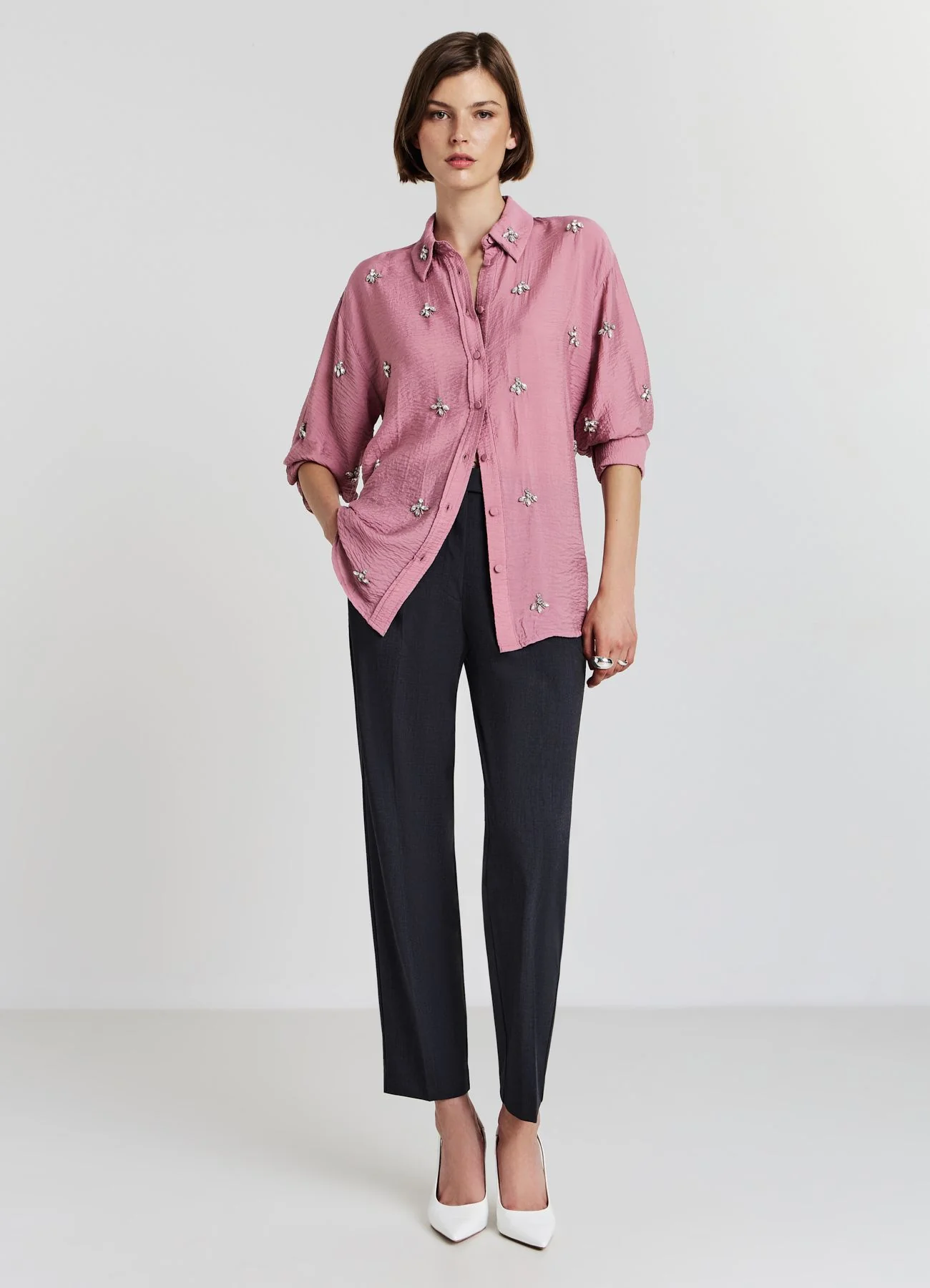 Camicia oversize applicazioni - Image 2