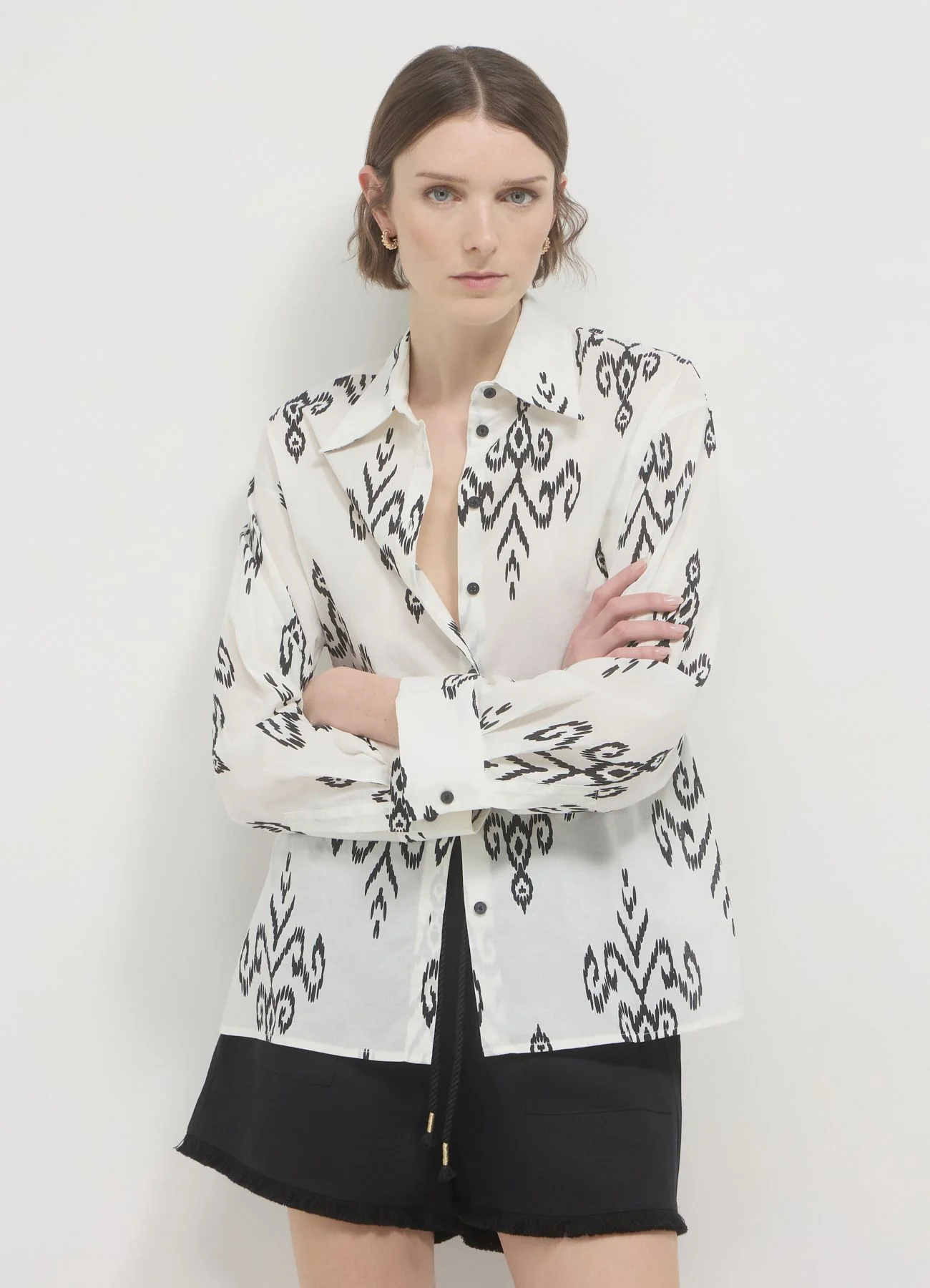 Camicia oversize fantasia - Image 4