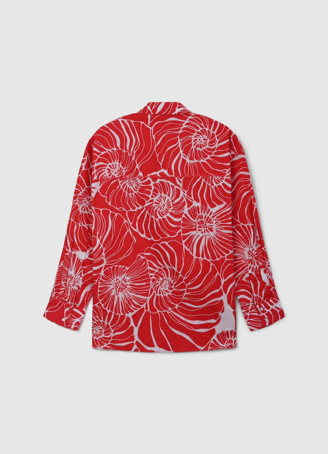 Camicia oversize fantasia conchiglie - Image 4
