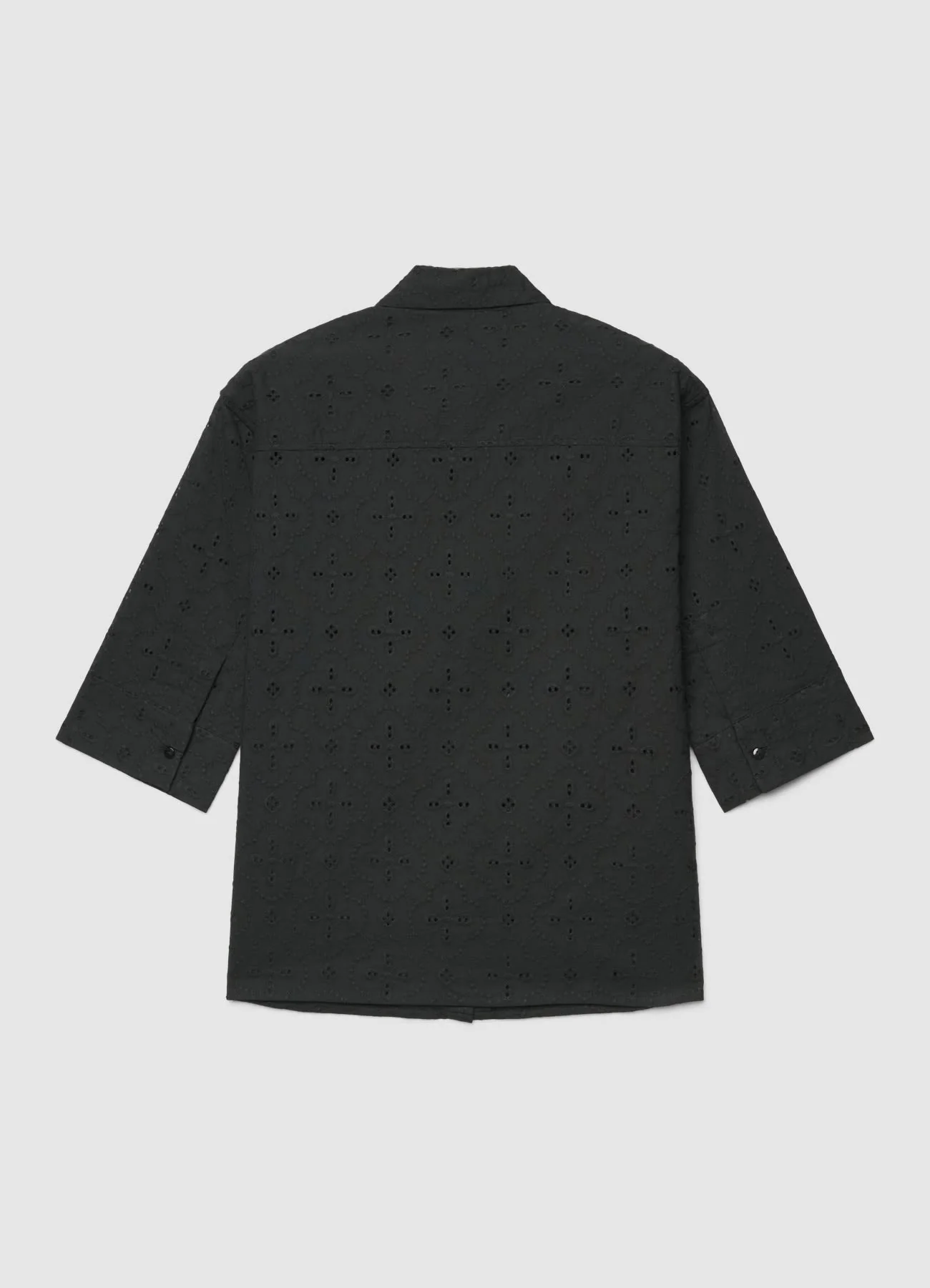 Camicia oversize in sangallo - Image 6