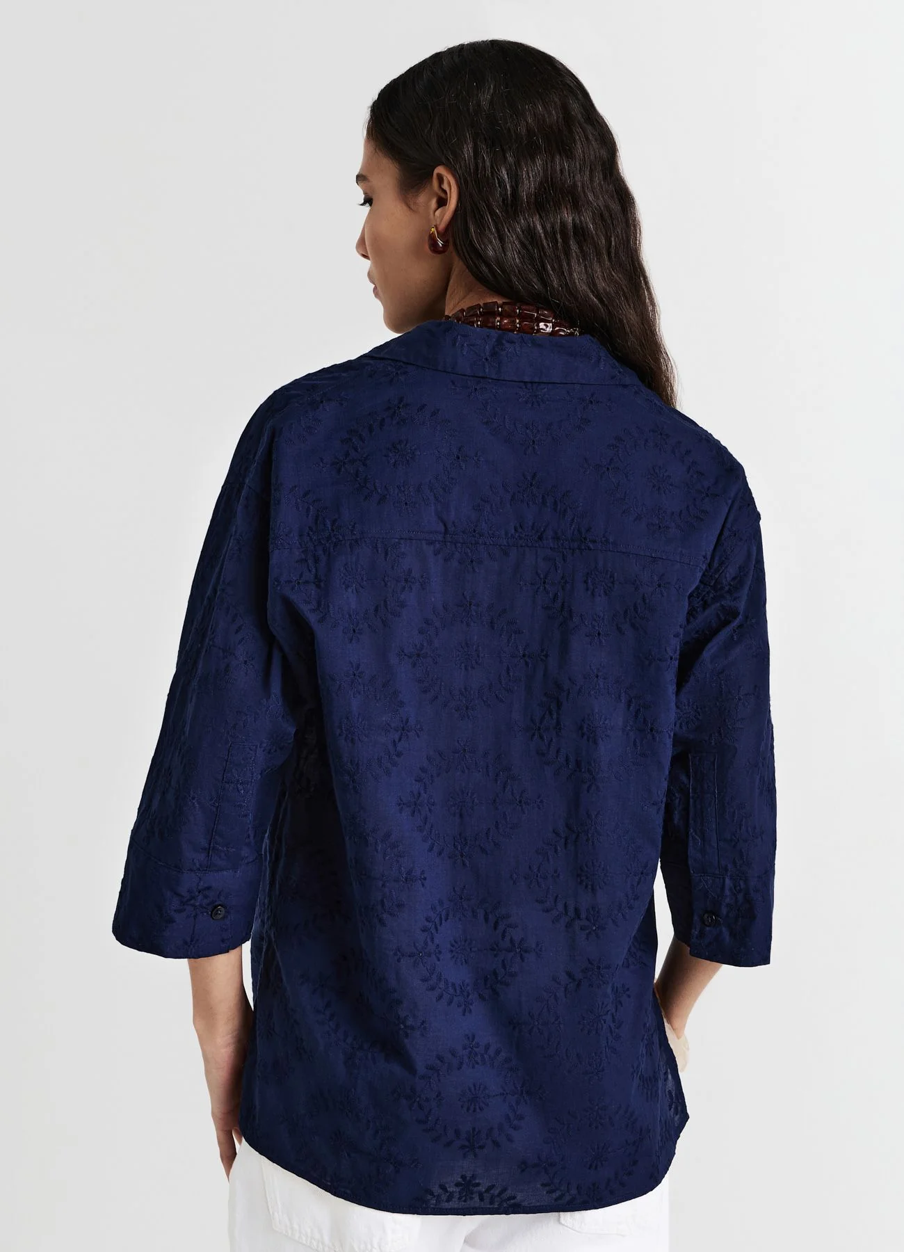 Camicia oversize sangallo - Image 3