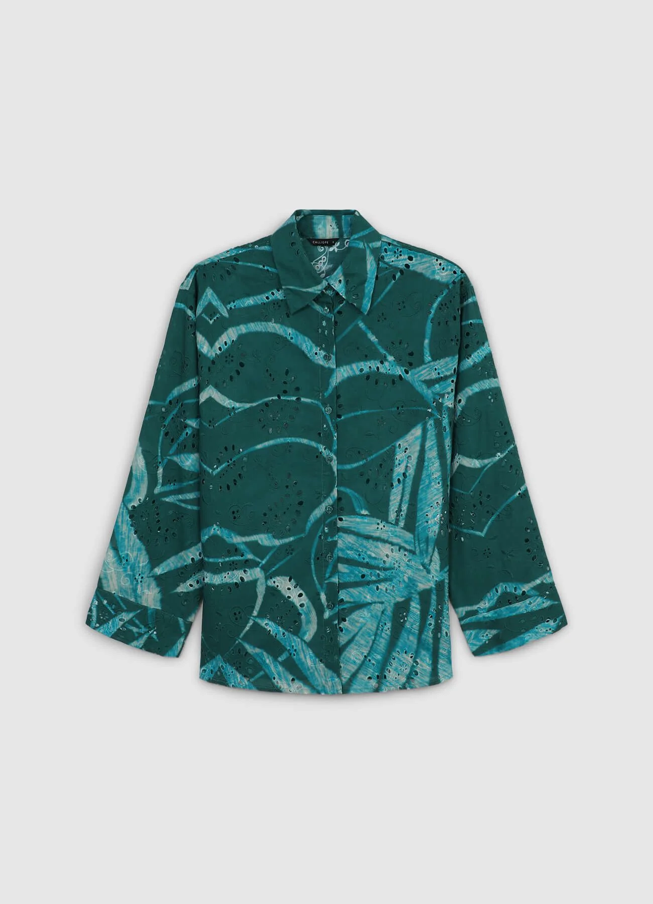 Camicia oversize sangallo fantasia - Image 6