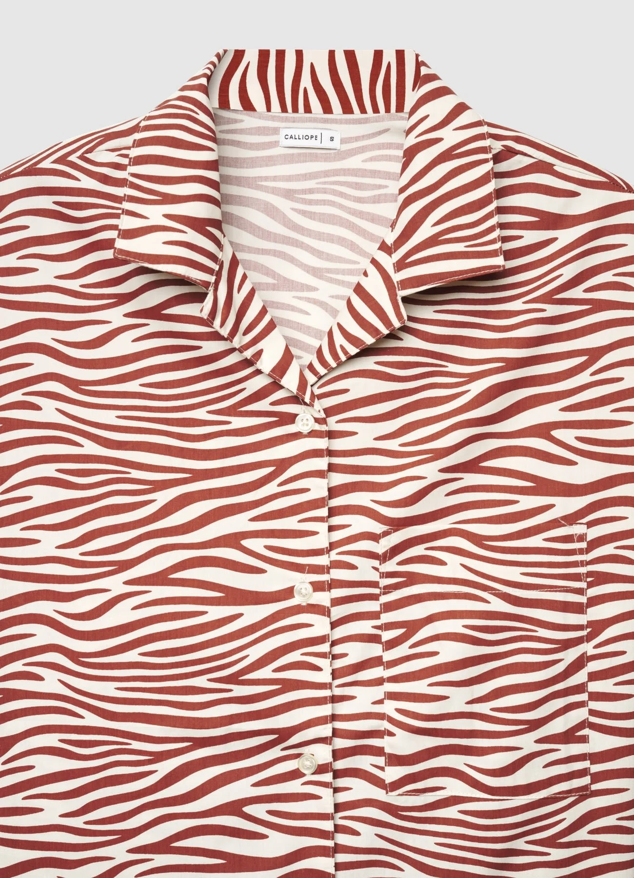 Camicia pigiama con stampa zebrata - Image 5