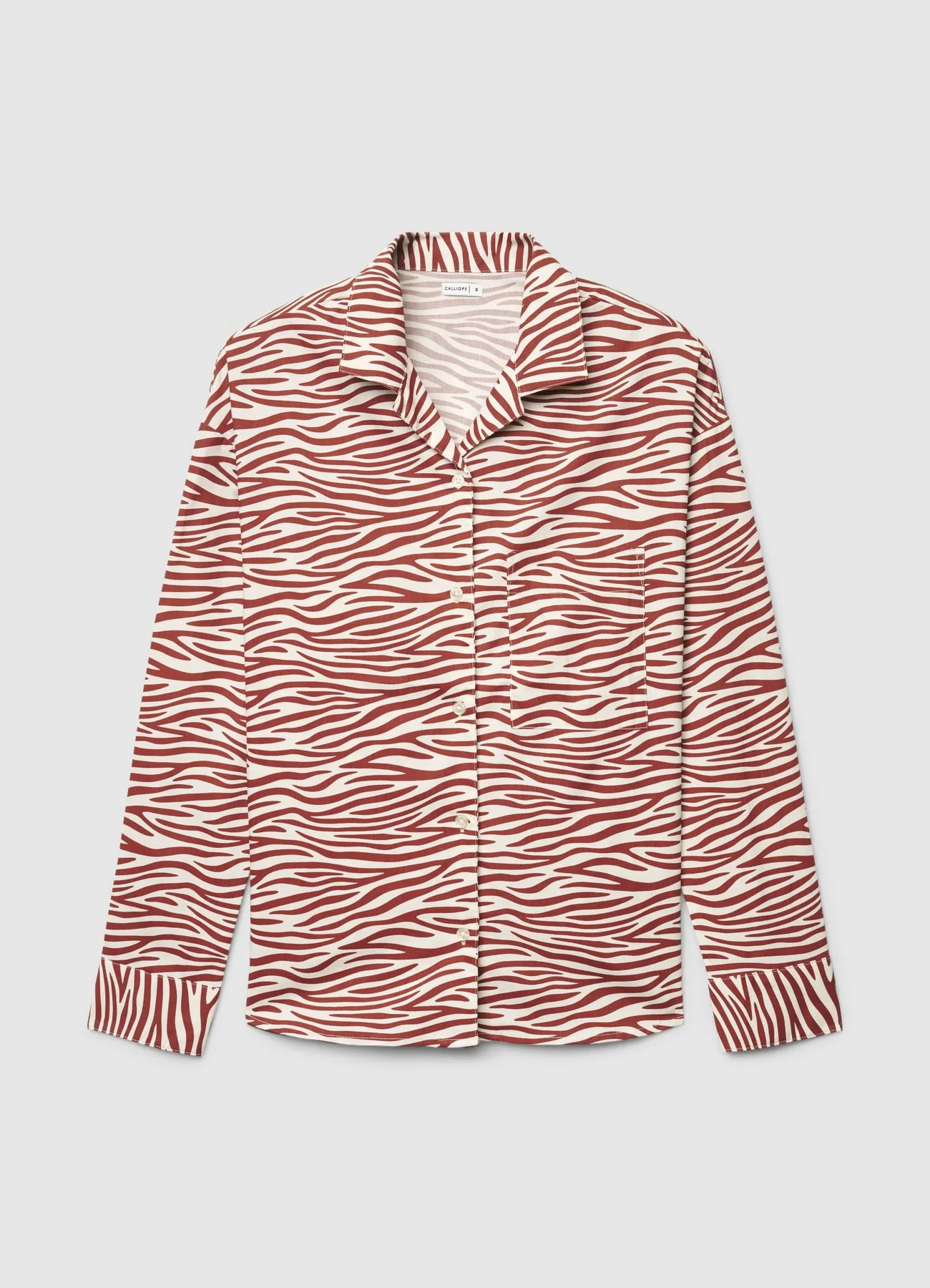 Camicia pigiama con stampa zebrata - Image 6