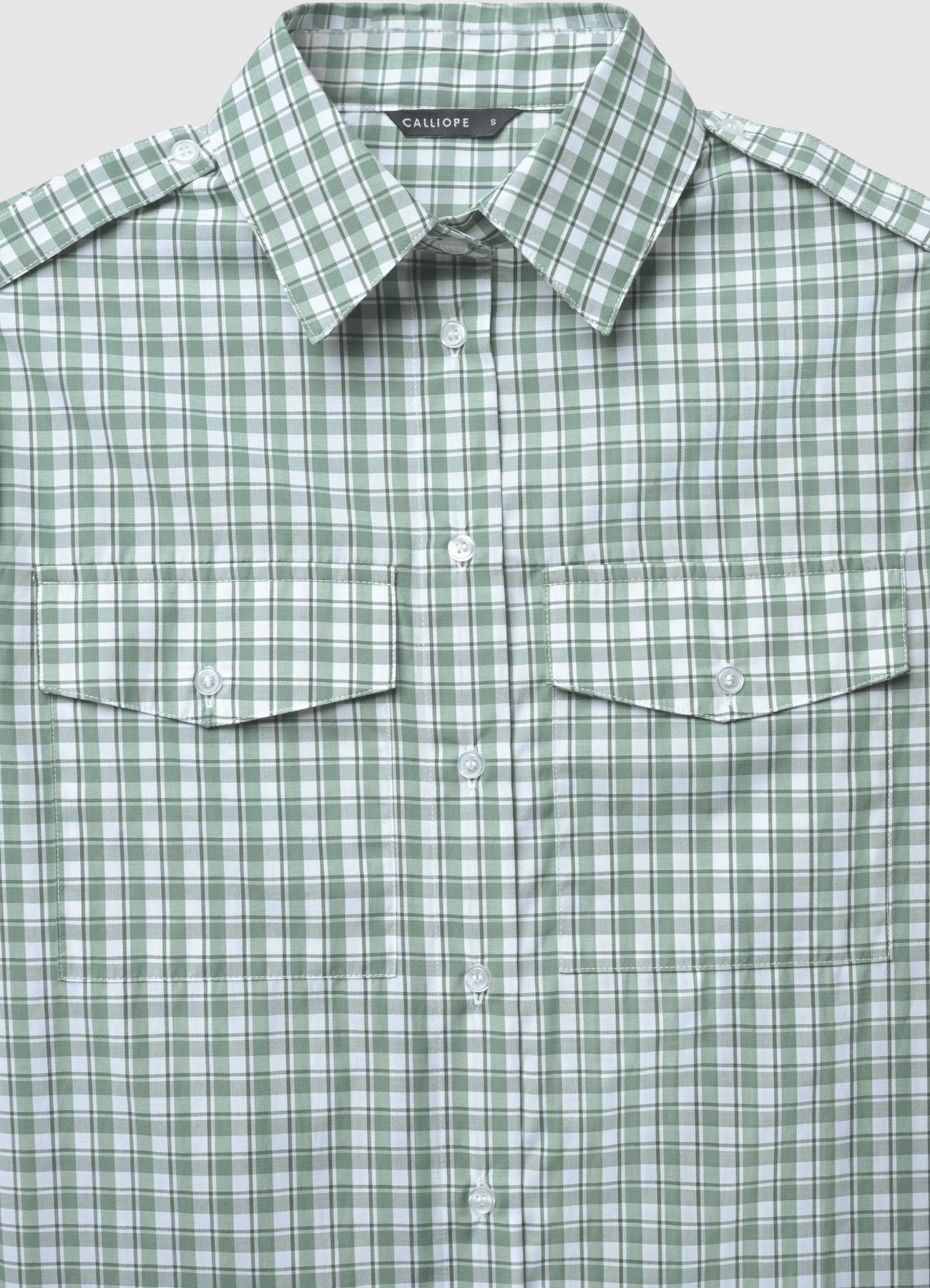 Camicia quadri con tasche - Image 5