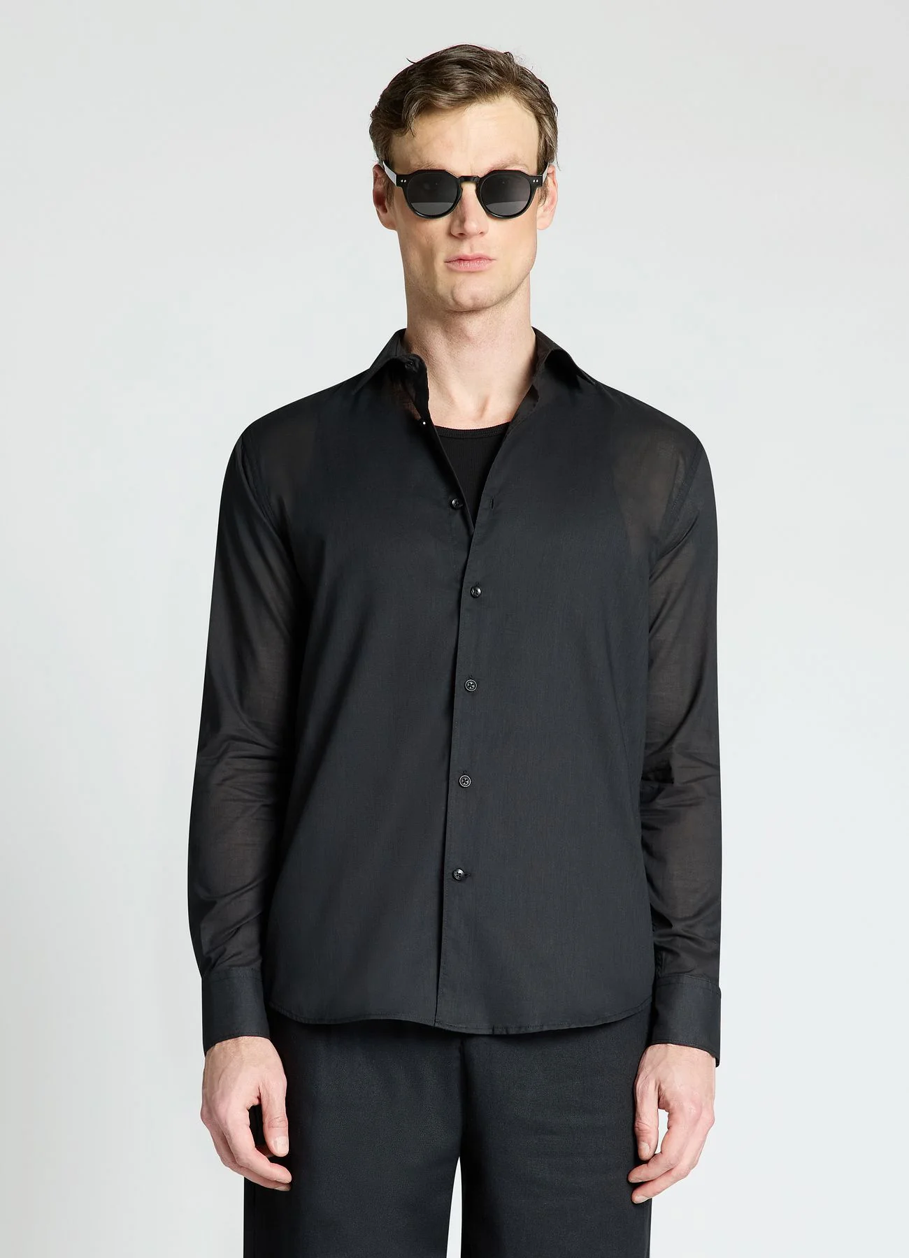 Camicia regular fit in mussola - Image 2