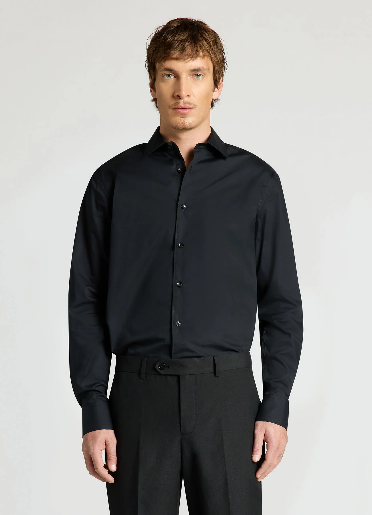 Camicia regular fit in popeline - Image 3