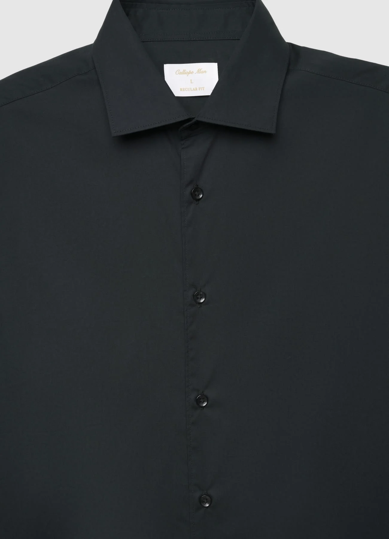 Camicia regular fit in popeline - Image 4