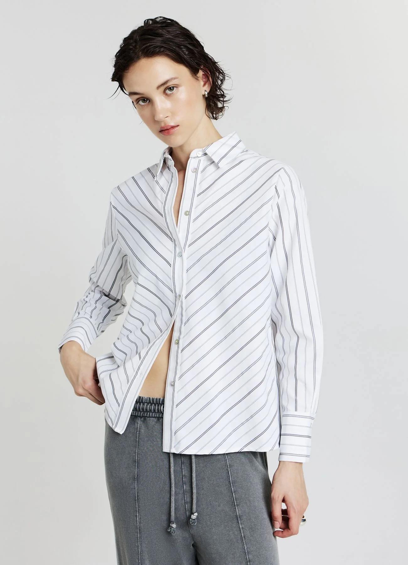 Camicia righe diagonali - Image 3