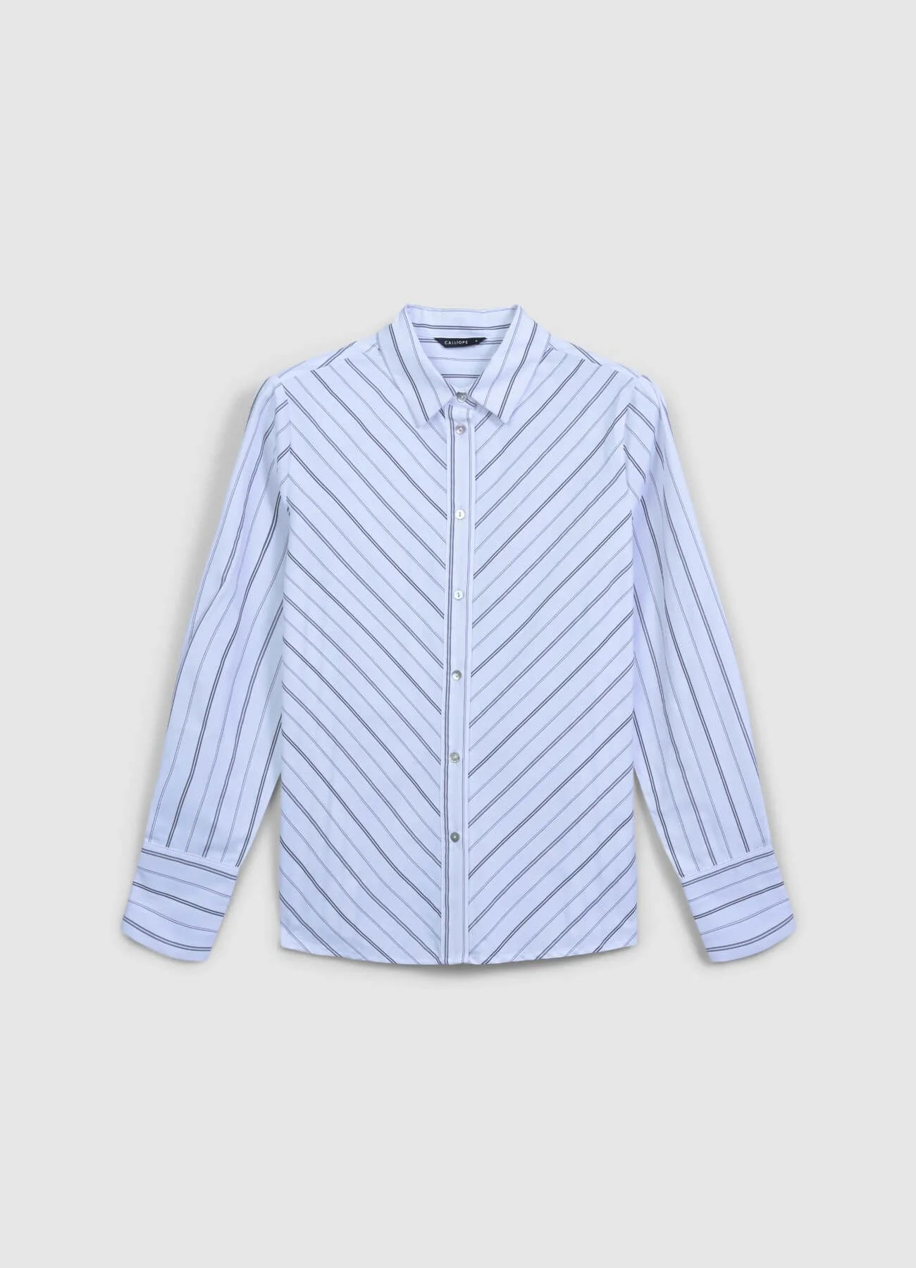 Camicia righe diagonali - Image 5