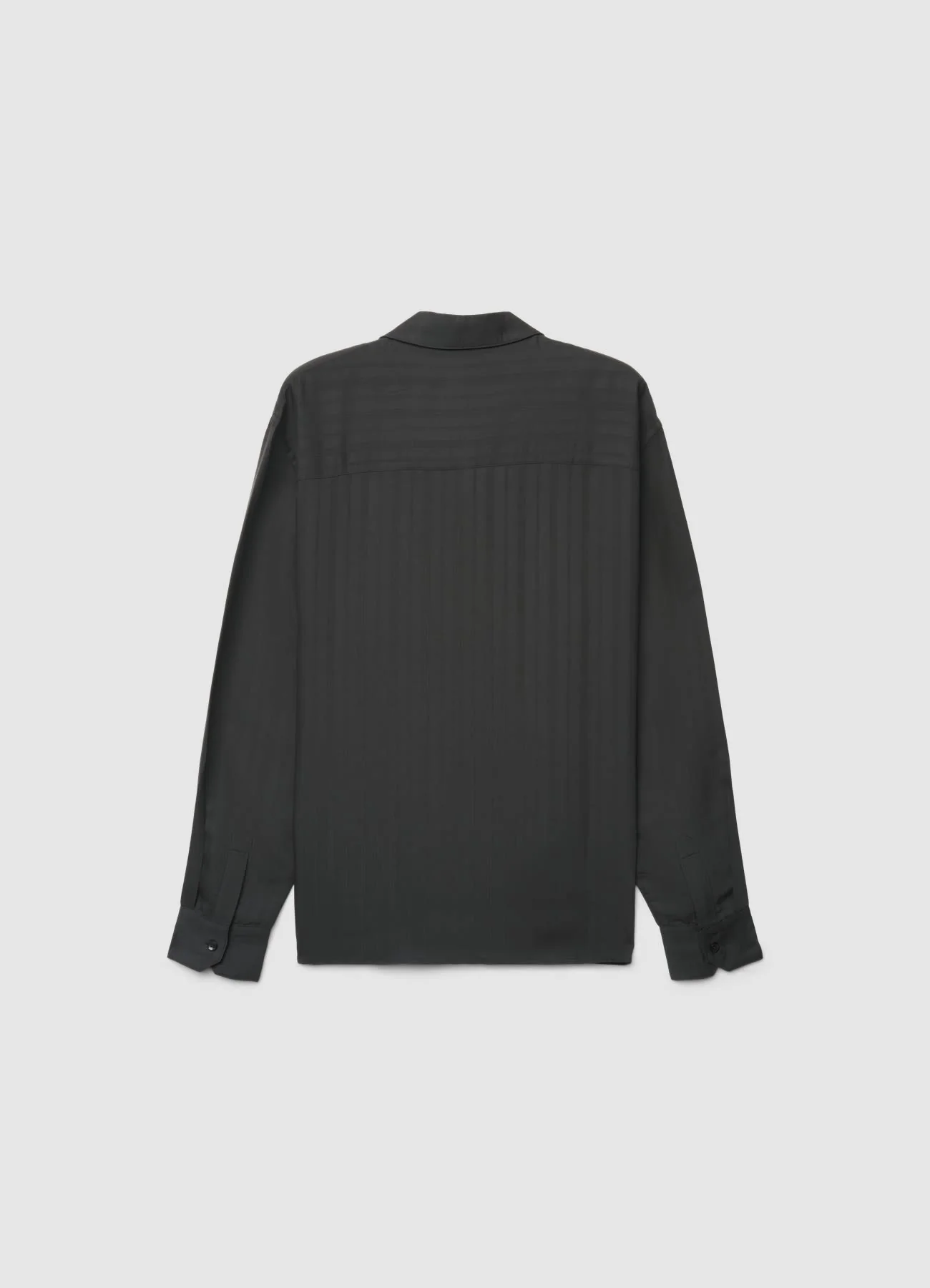 Camicia righe jacquard tono su tono - Image 4
