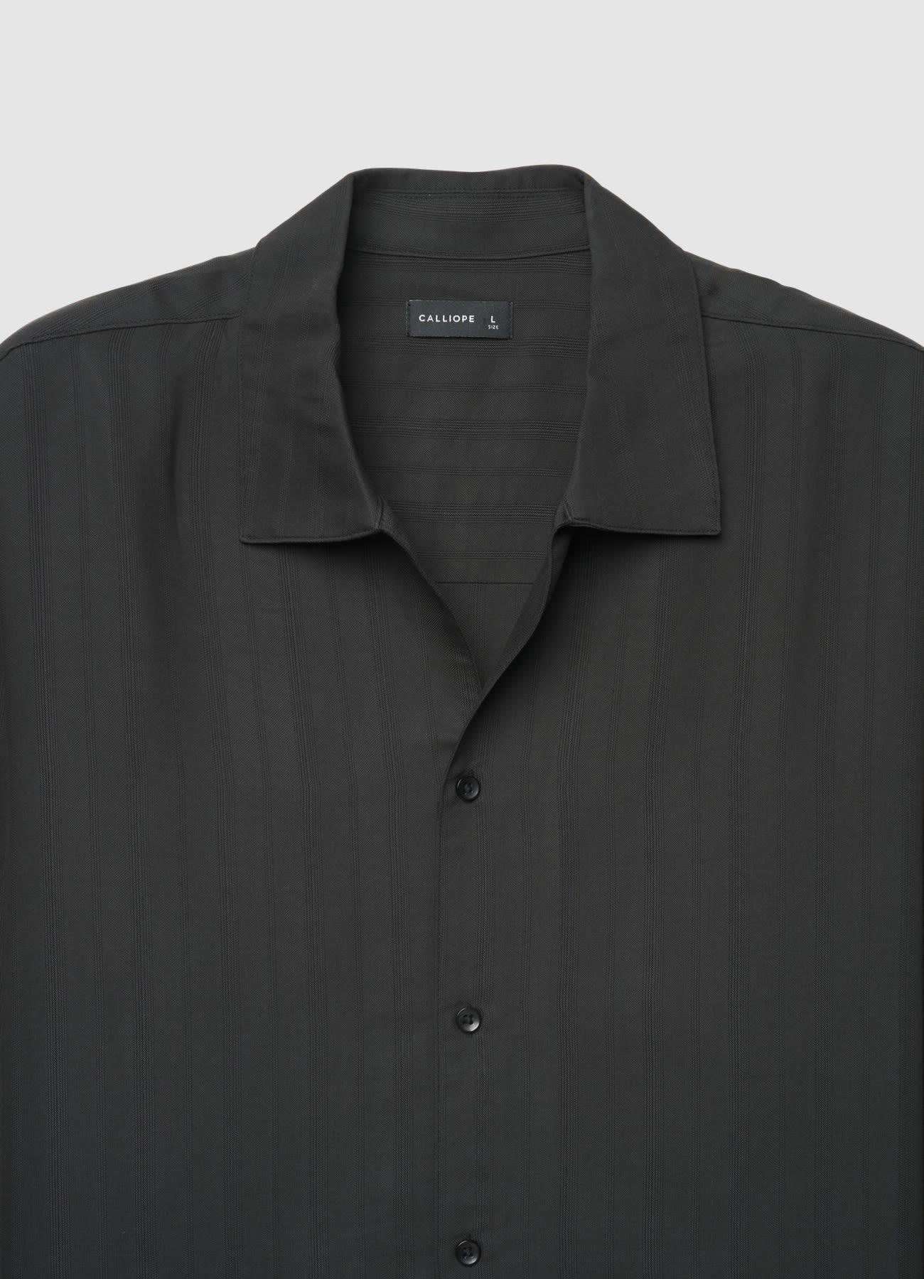 Camicia righe jacquard tono su tono - Image 6