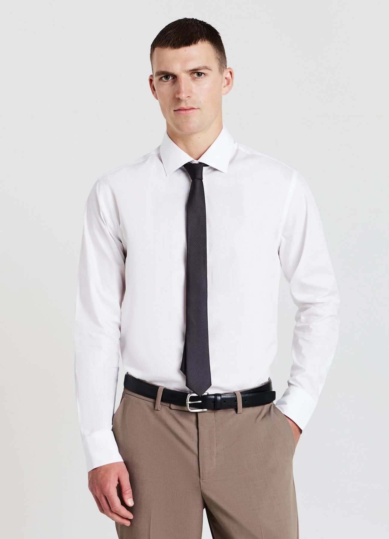 Camicia righe tono su tono