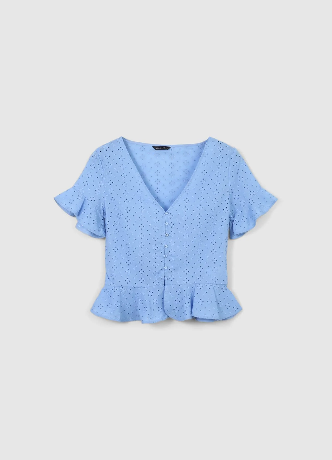 Camicia rouches sangallo - Image 4