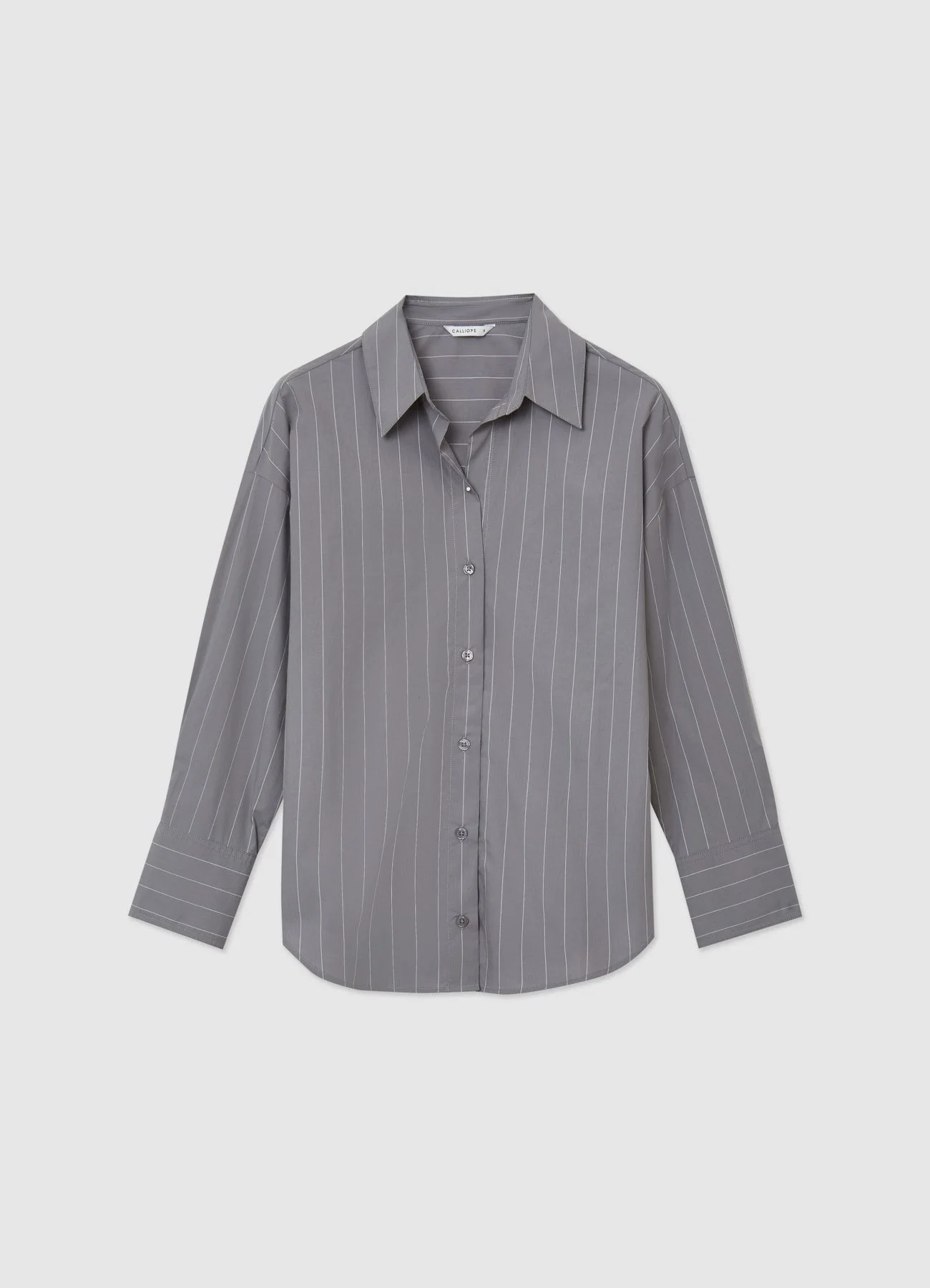 Camicia scollo a v a righe - Image 5