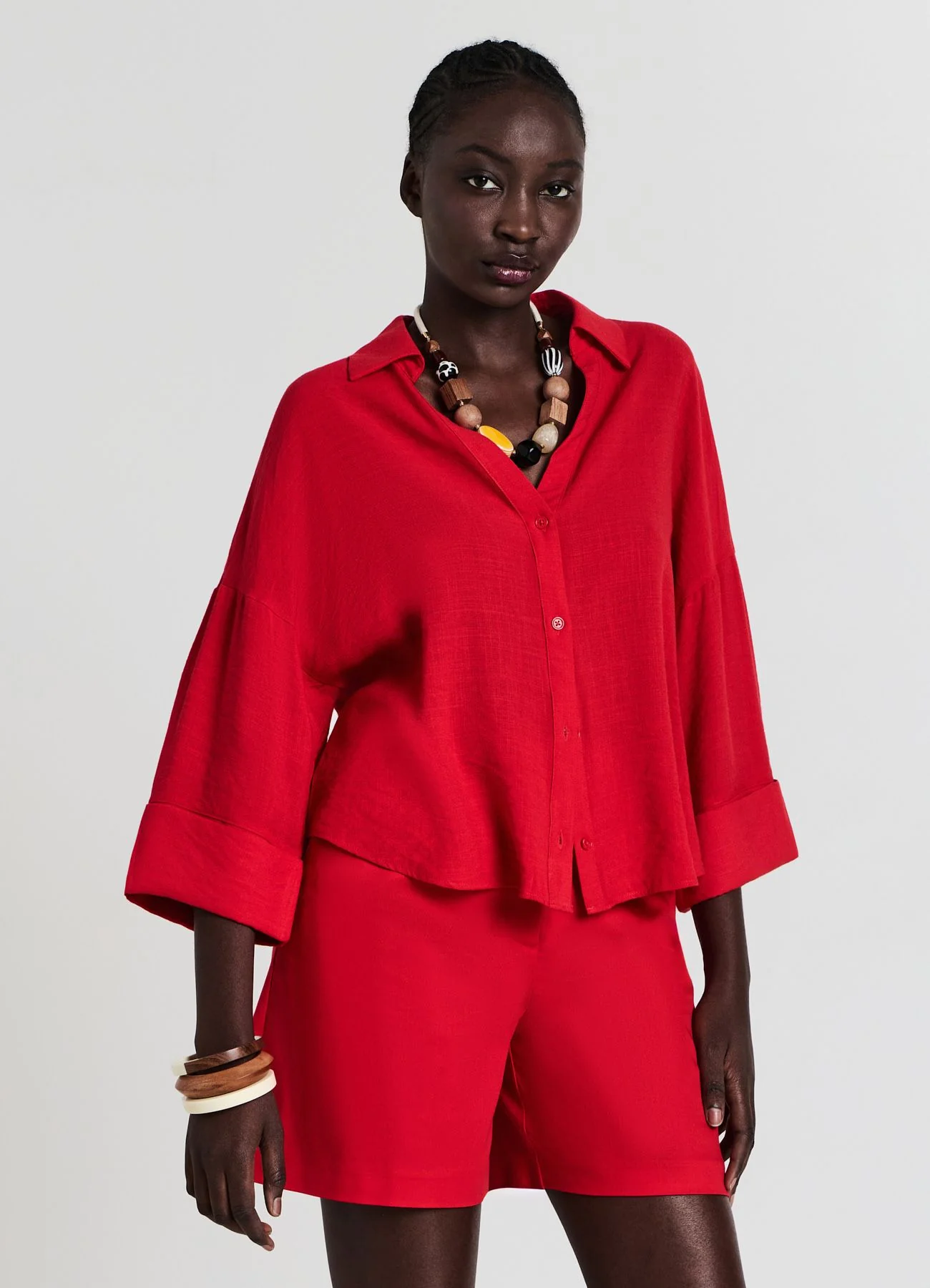 Camicia scollo a v - Image 2