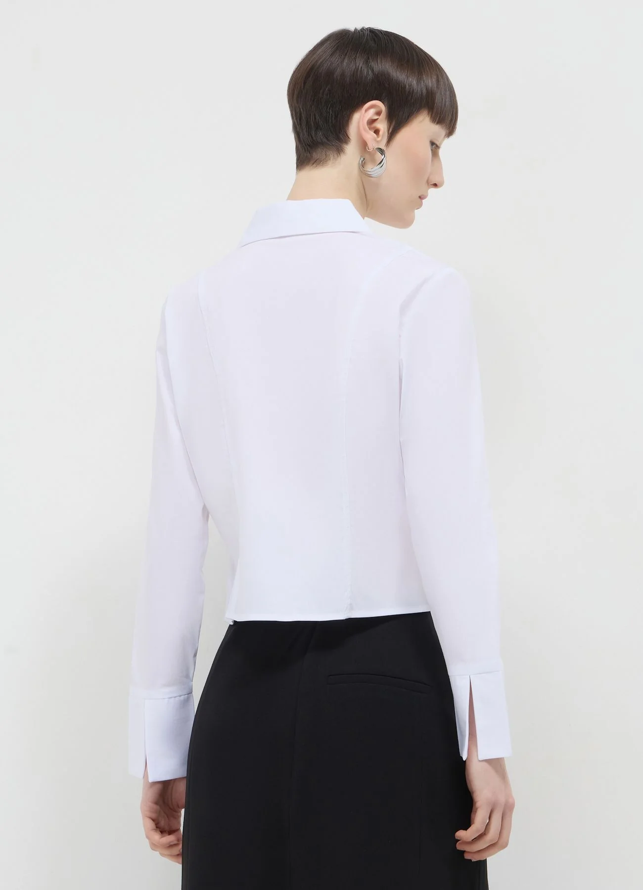 Camicia scollo a v con zip - Image 3