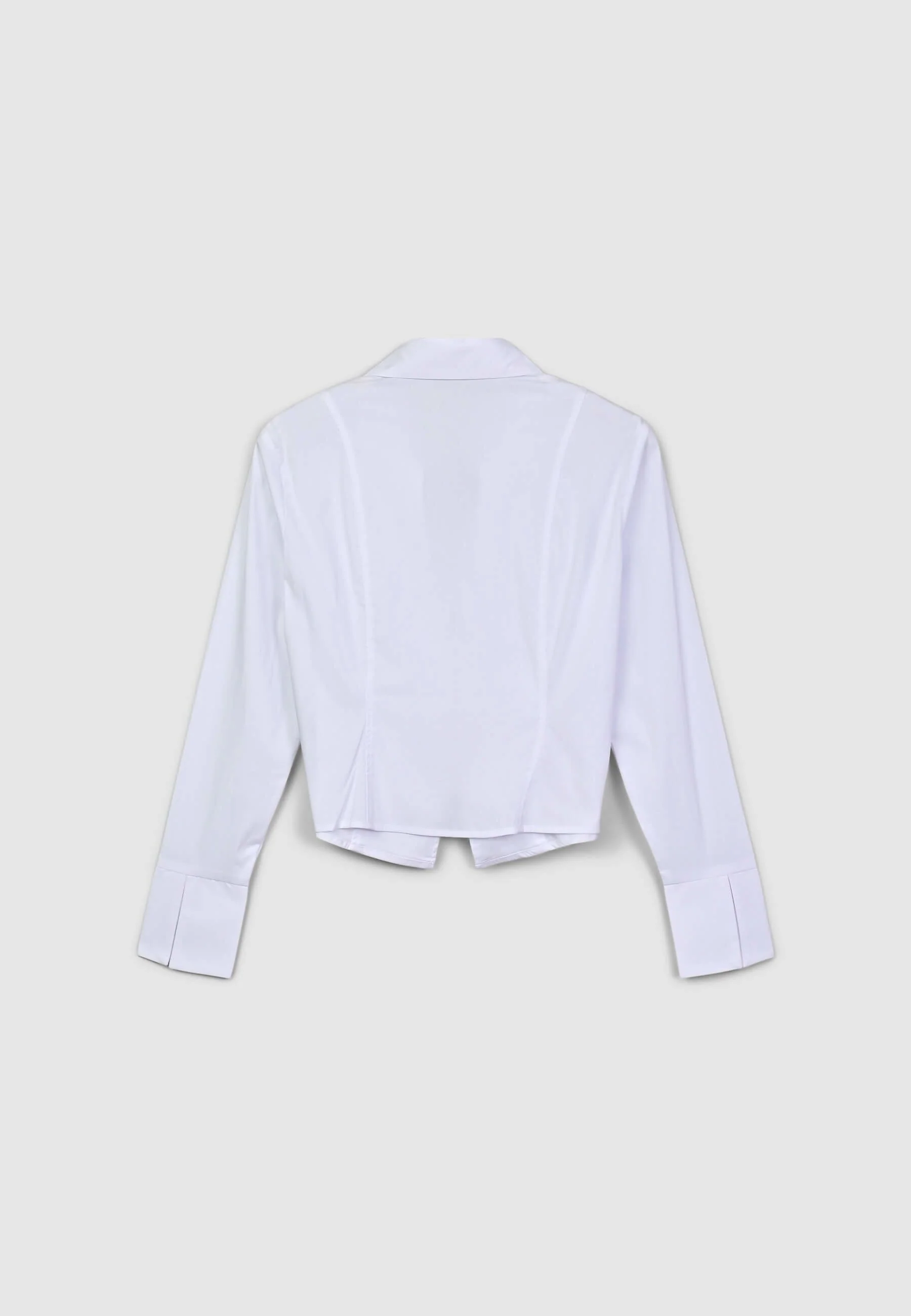 Camicia scollo a v con zip - Image 5