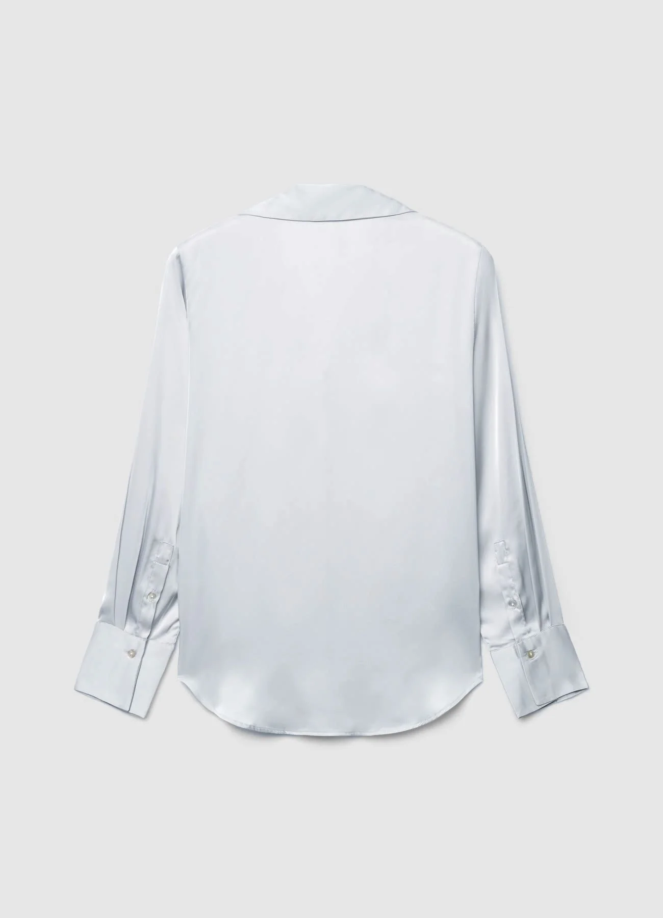Camicia scollo a V similsatin - Image 5